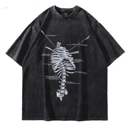 Individualized Shirts Skeleton Vintage Tshirt Oversized Size US M / EU 48-50 / 2 - 1 Thumbnail