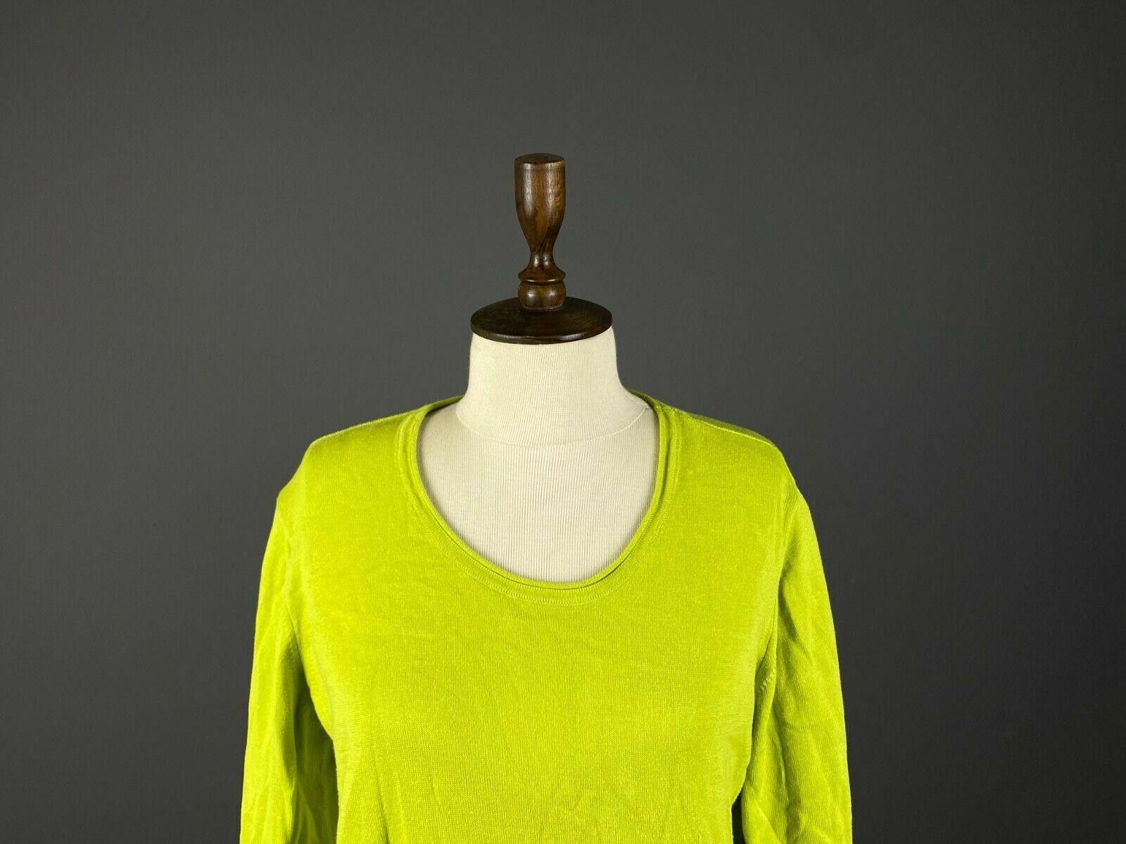 Designer Deerberg by Oska Yellow Green Pocket Tunic Dress Size S Size S / US 4 / IT 40 - 2 Thumbnail