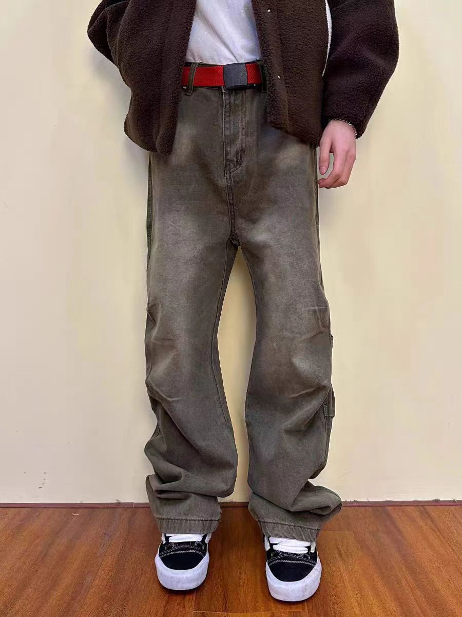 Japanese Brand × Vintage Vintage street washed and distressed frayed baggy jeans Size US 30 / EU 46 - 3 Thumbnail
