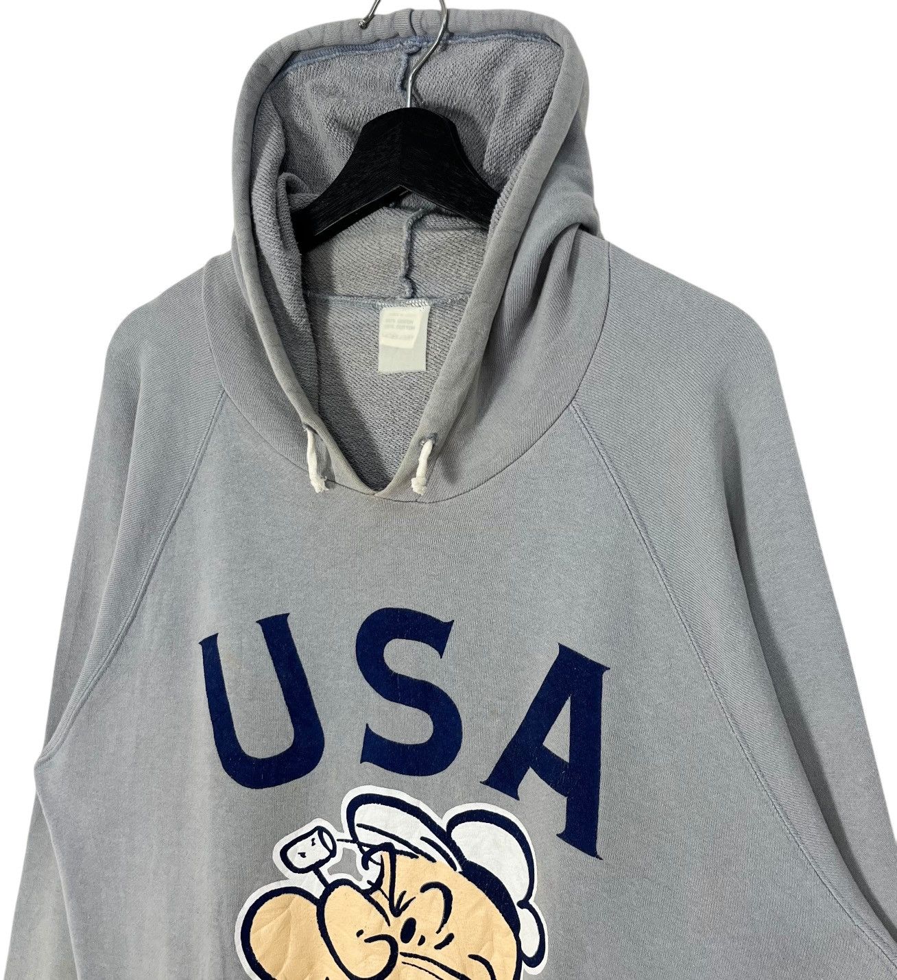 Cartoon Network × Vintage Vintage Popeye The Sailor Pull Over Hoodie Size US L / EU 52-54 / 3 - 4 Thumbnail