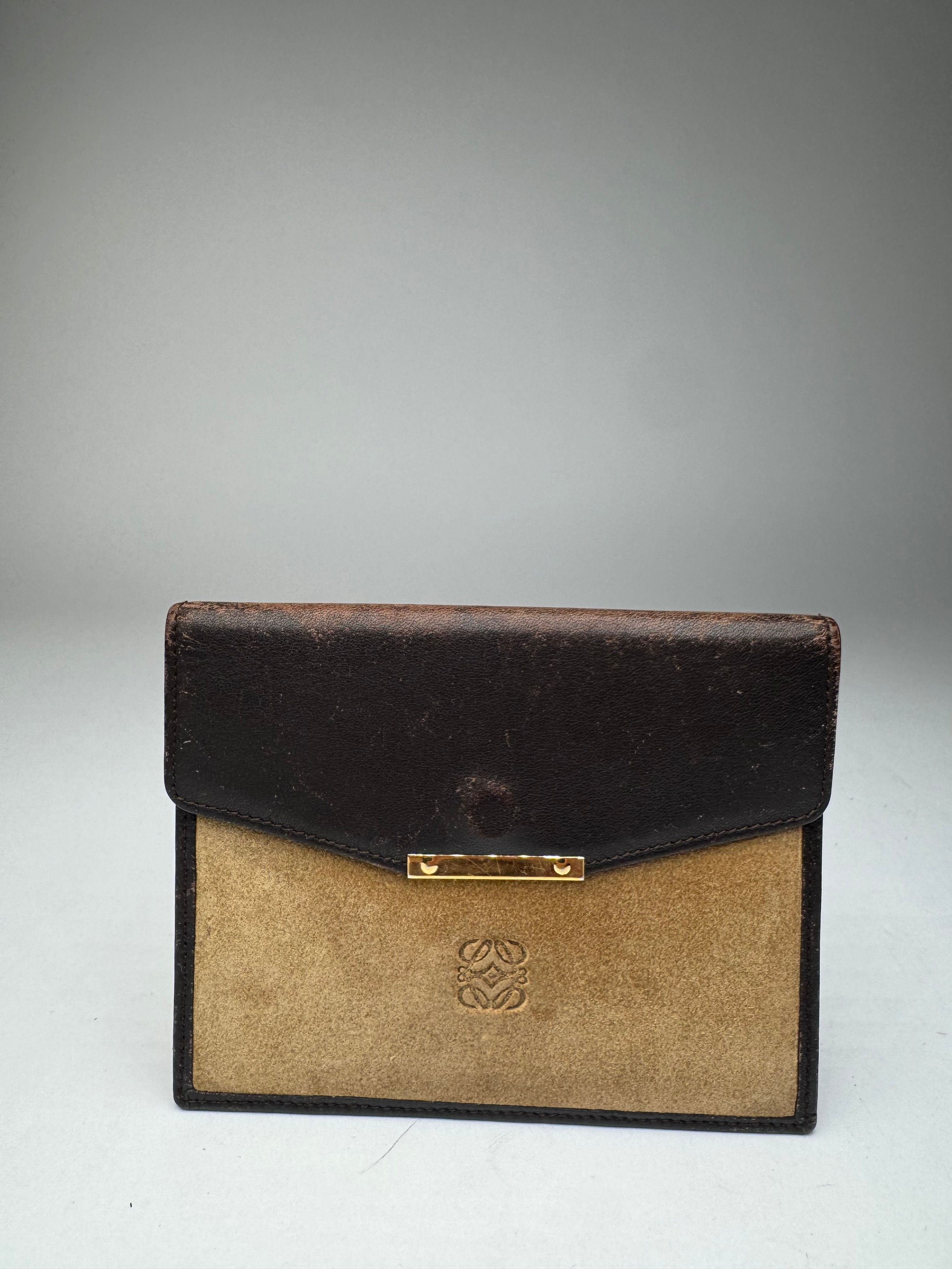 Loewe Vintage Suede / leather Card Holder Size ONE SIZE - 1 Thumbnail