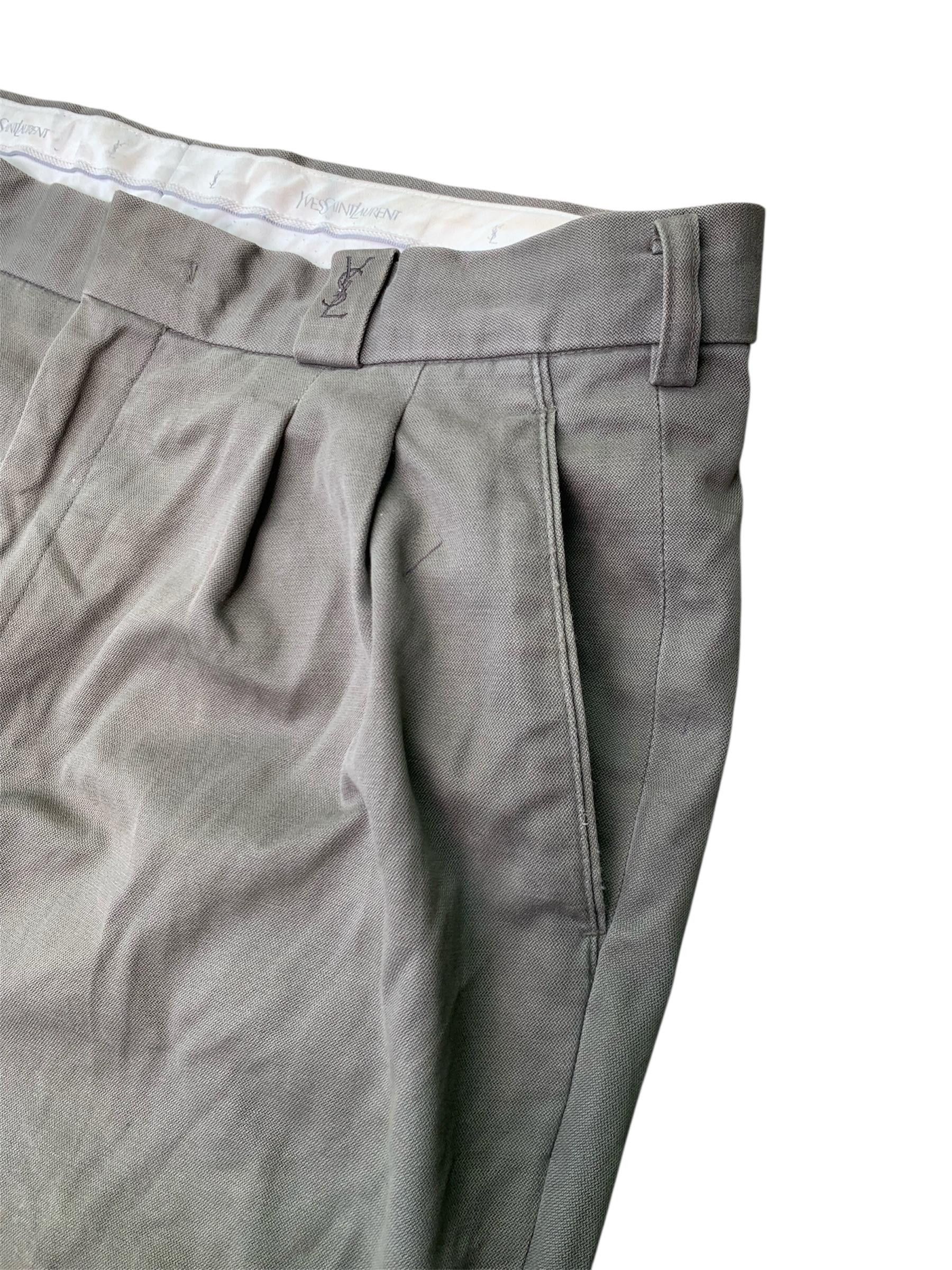 Vintage × Yves Saint Laurent Vintage Yves Saint Laurent Pour Homme Casual pants Size US 34 / EU 50 - 5 Thumbnail