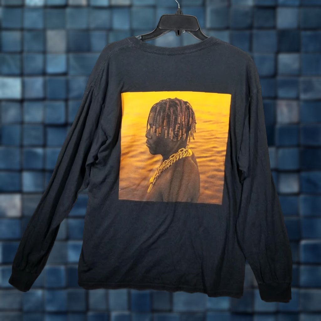 Vintage LB2 Merchandise King Boat Shirt Mens Medium Black Long Sleeve Crew Neck Graphic Print 90s Concert Theme Music Shirt Men Size US M / EU 48-50 / 2 - 1 Thumbnail