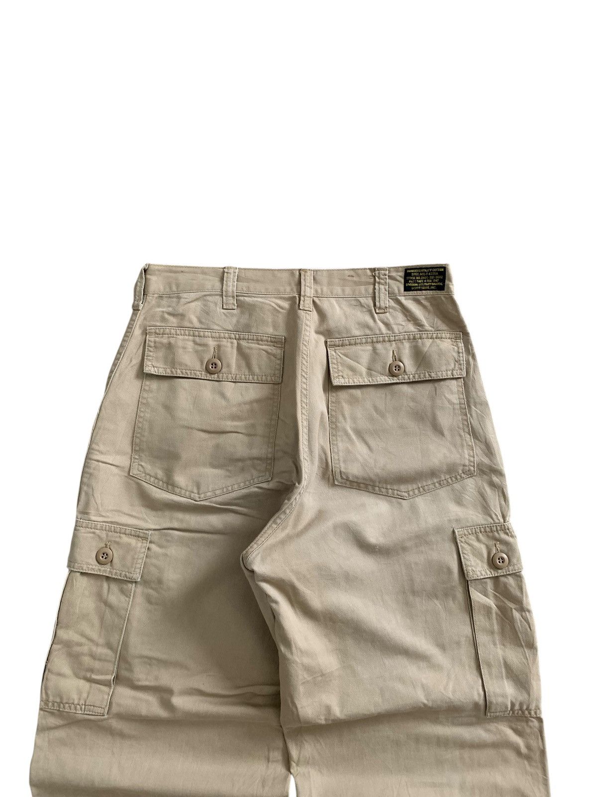 Japanese Brand Vintage Schott NYC M-47 Military Cargo Trousers Size US 30 / EU 46 - 4 Thumbnail