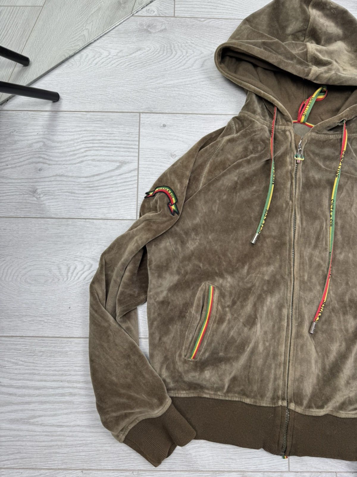 Pelle Pelle × Vintage Vintage Pelle Pelle Americana Embroidered Full Zip Hoodie Size M / US 6-8 / IT 42-44 - 2 Thumbnail