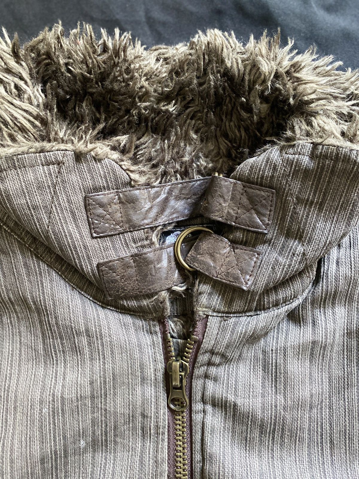 Isamu Katayama Backlash JAPANESE BAYCREST FUR JACKET SEDITIONARIES PUNK STYLE Size US XL / EU 56 / 4 - 5 Thumbnail