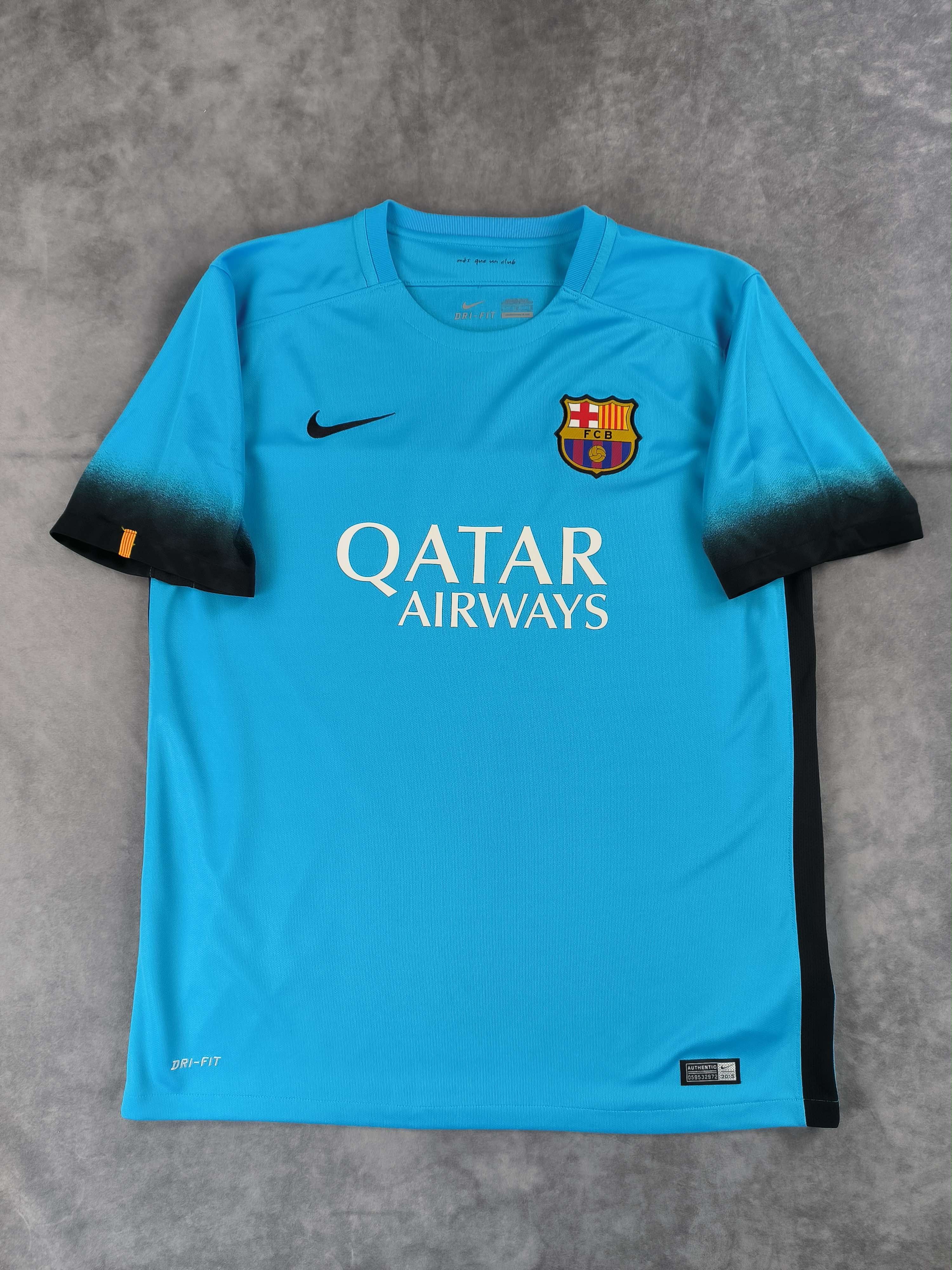 Nike Barcelona Jersey 2015-16 Shirt Camiseta Blue Nike 658789-426