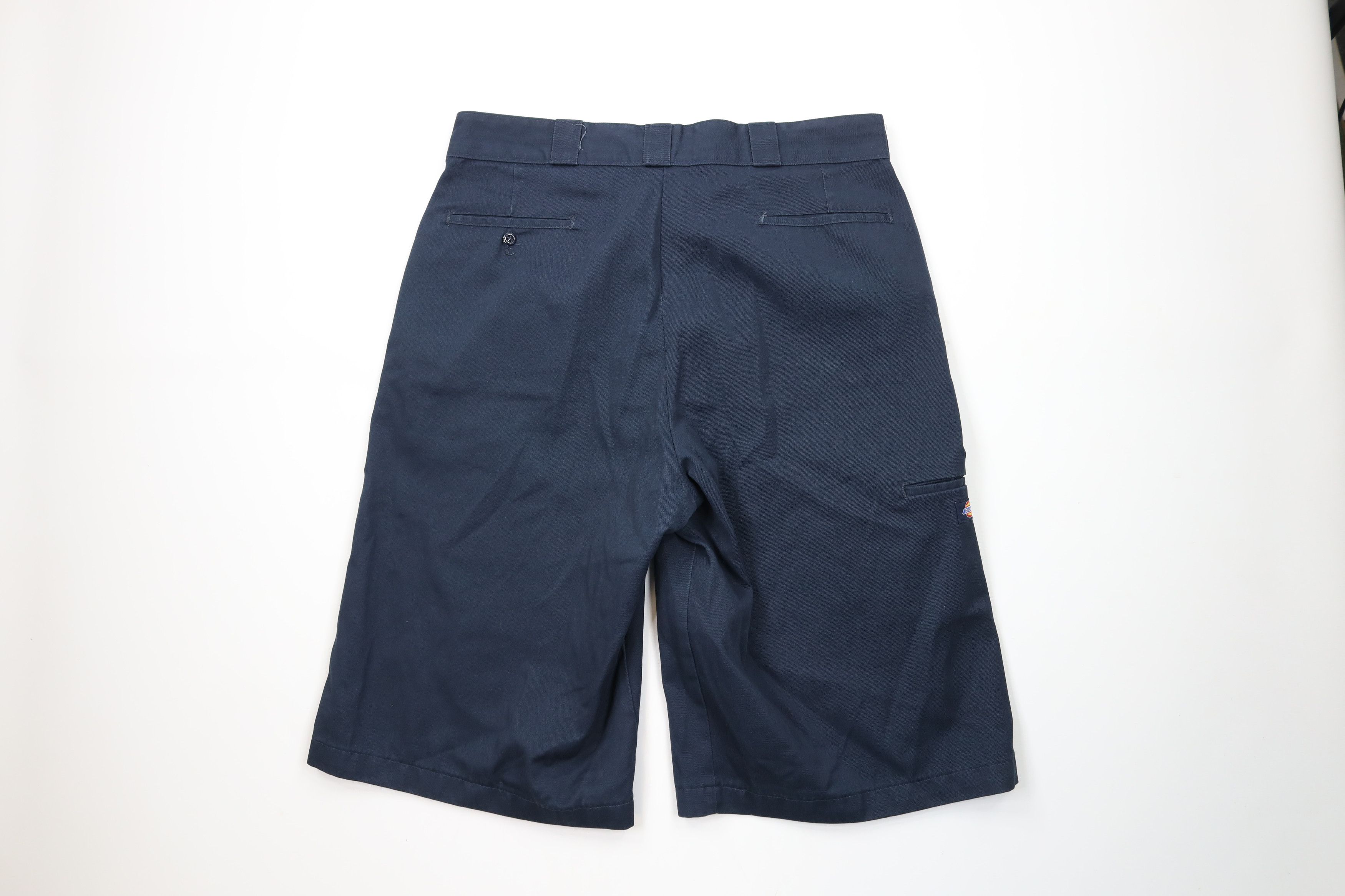 Dickies × Vintage Vintage Y2K Dickies Spell Out Loose Fit Workwear Shorts Blue Size US 36 / EU 52 - 11 Thumbnail