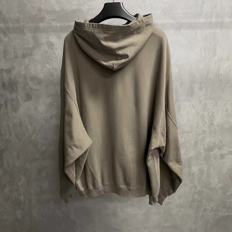Balenciaga Balenciaga latest gray brown printed logo hoodie-2506 Size US M / EU 48-50 / 2 - 2 Thumbnail