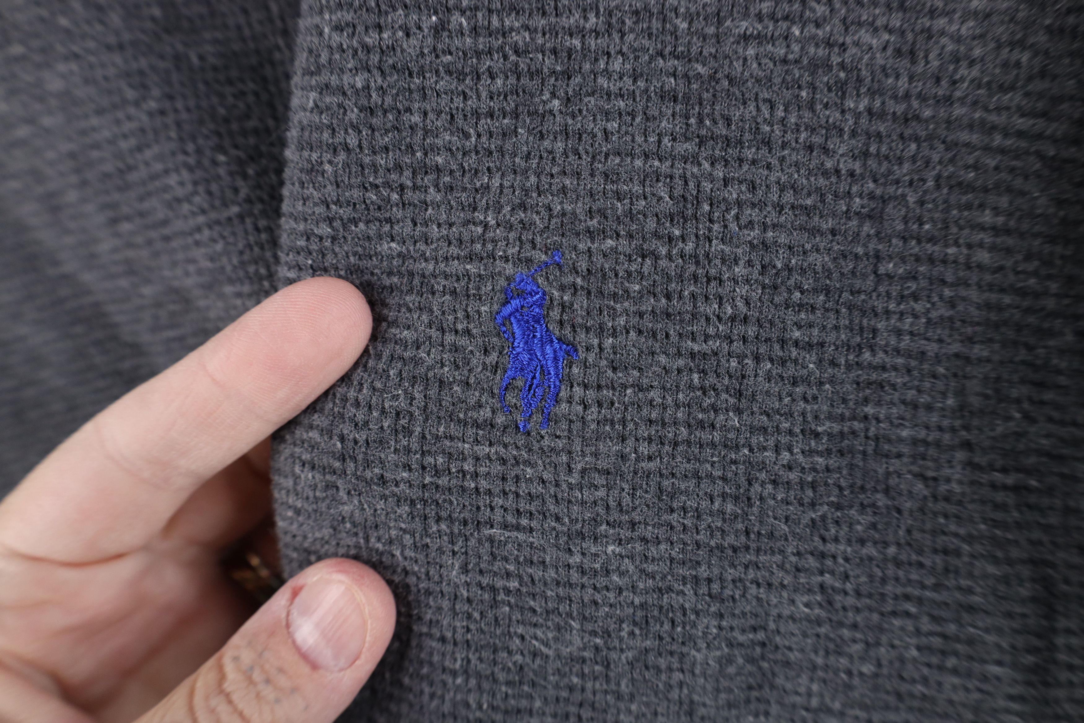 Ralph Lauren Vintage Y2K Ralph Lauren Waffle Knit Long Sleeve T-Shirt Size US M / EU 48-50 / 2 - 4 Thumbnail