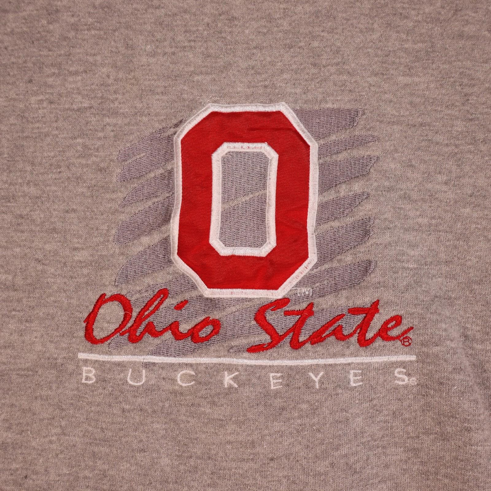 Other Ohio State Buckeyes Sweater Large Gray OSU Vtg Embroidered Size ONE SIZE - 1 Thumbnail