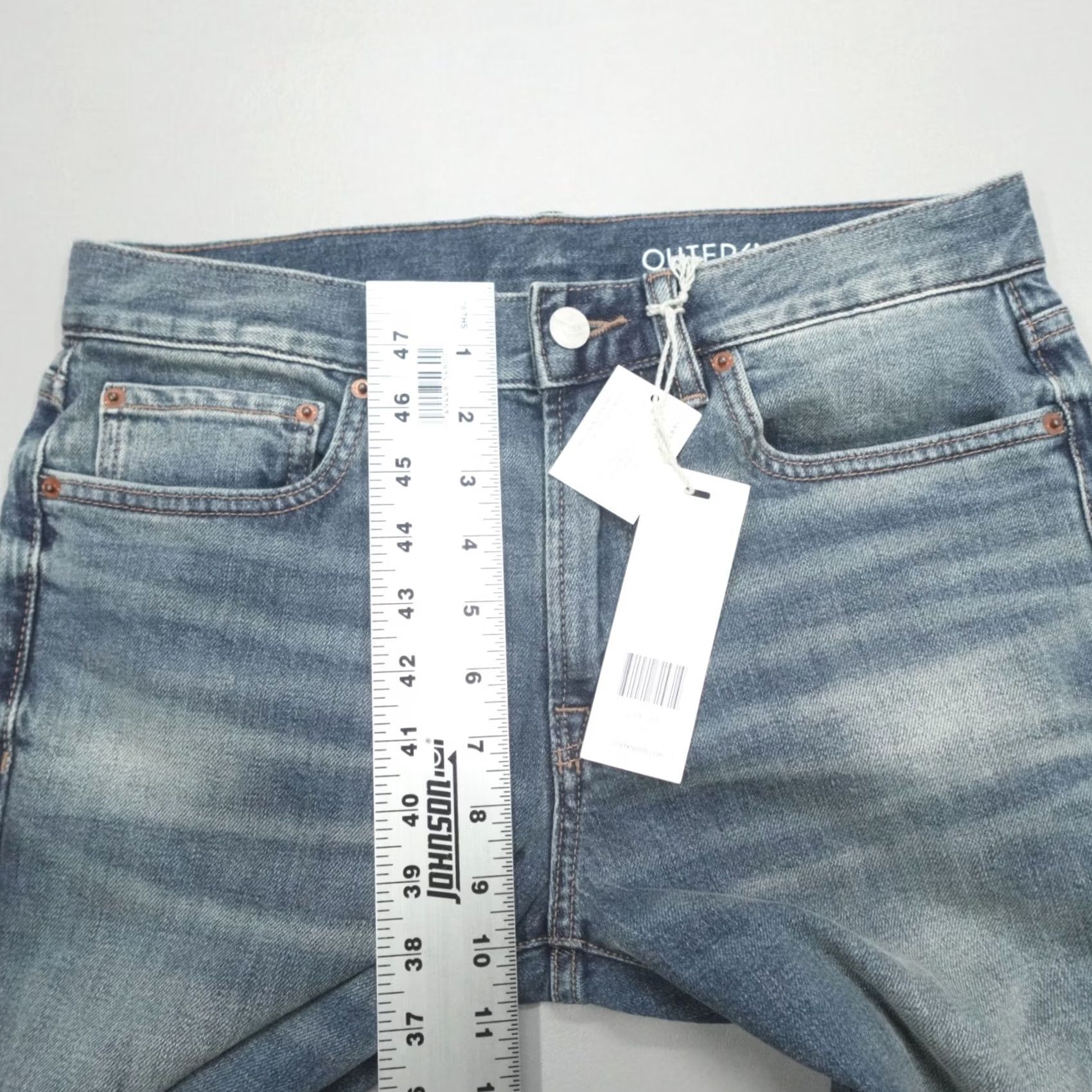 Outerknown Outerknown S.E.A. Ambassador Slim Fit Jeans Denim 29x30 Organic Worn Indigo Mens Jeans Slim Straight 5-Pocket Size US 29 - 5 Thumbnail