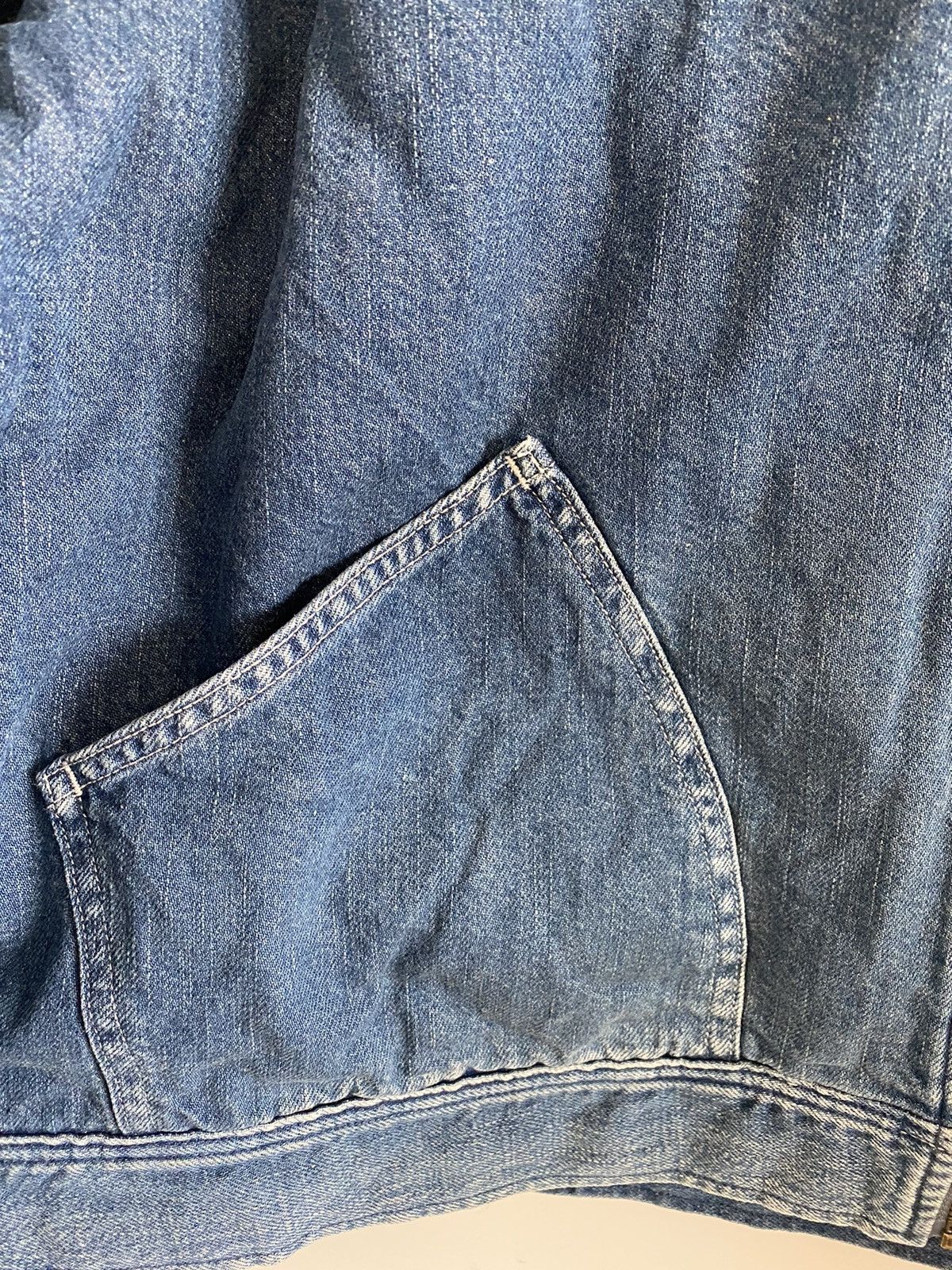 Kapital Kapital 11.5oz denim Bone lining reversible zip up jacket Size US M / EU 48-50 / 2 - 10 Thumbnail