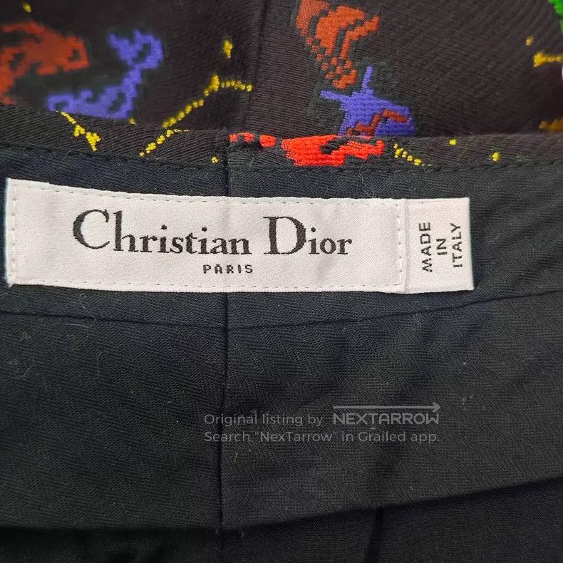 Dior Dior Black constellation pattern trousers Size 42" / US 20 - 5 Thumbnail