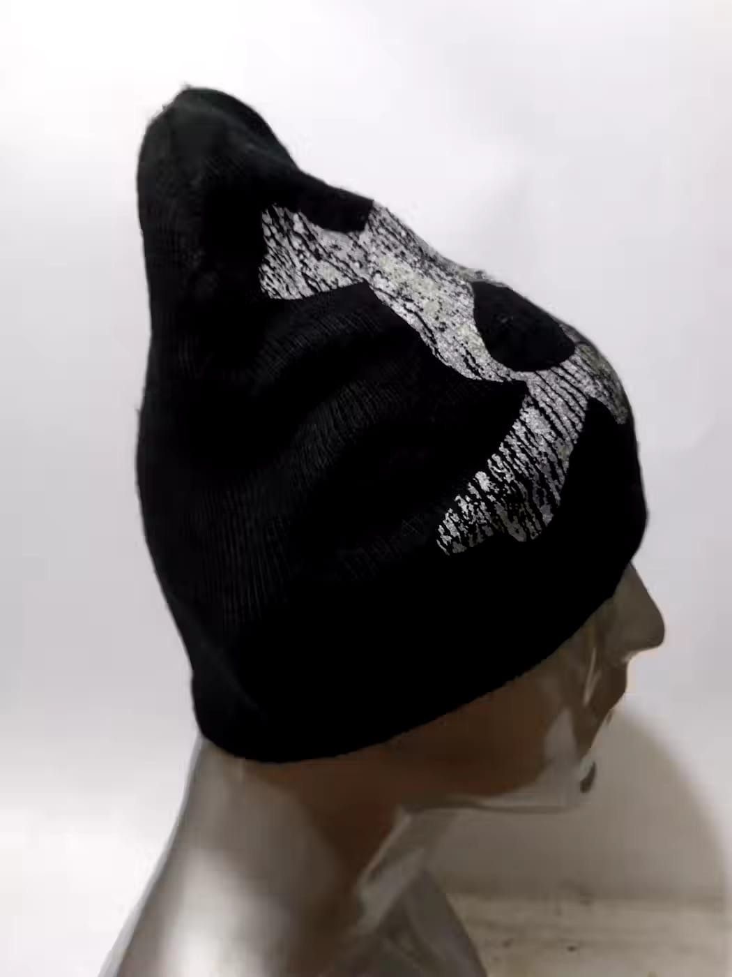 Japanese Brand Batsu Studio Japan Skull Skeleton Punk Bondage Beanie Hats Size ONE SIZE - 4 Thumbnail