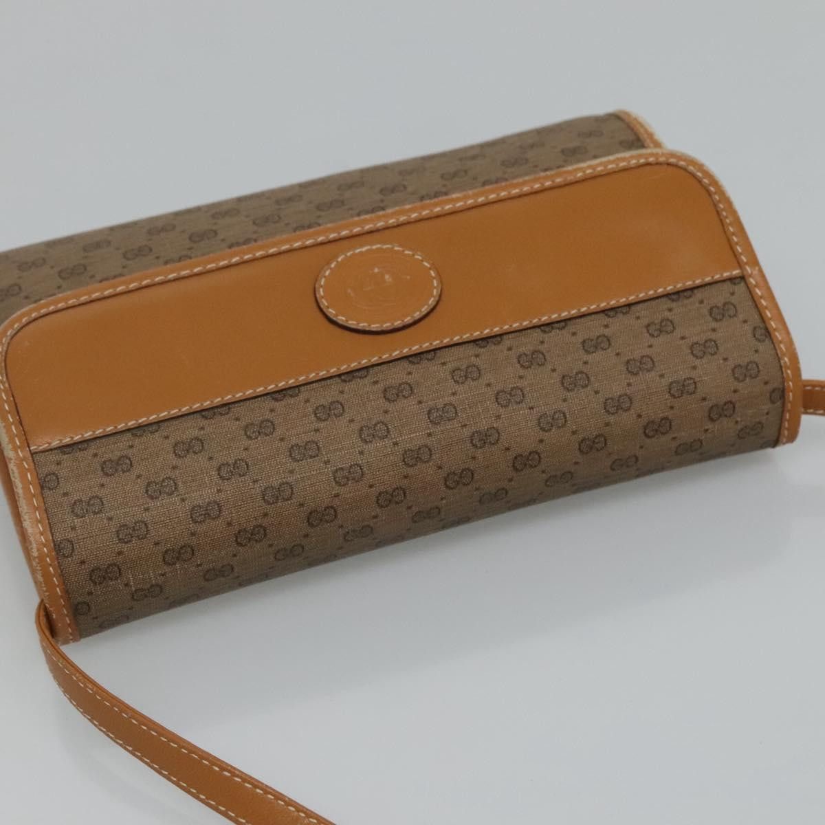 Gucci GUCCI Micro GG Supreme Shoulder Bag Pvc Beige Gold 004 89 Size ONE SIZE - 6 Thumbnail