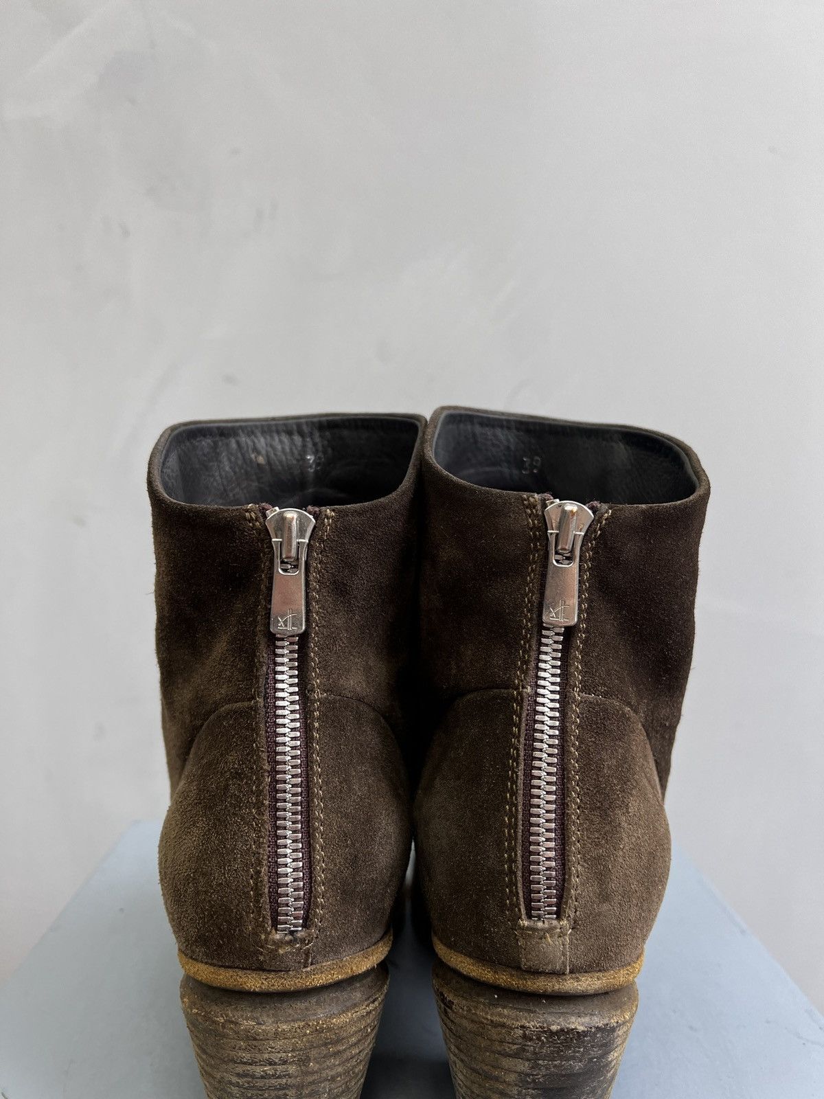 Other Suede leather OFFICEINE CREATIVE AVANT GARDE BOOTS HEEL Size US 9 / IT 39 - 7 Thumbnail
