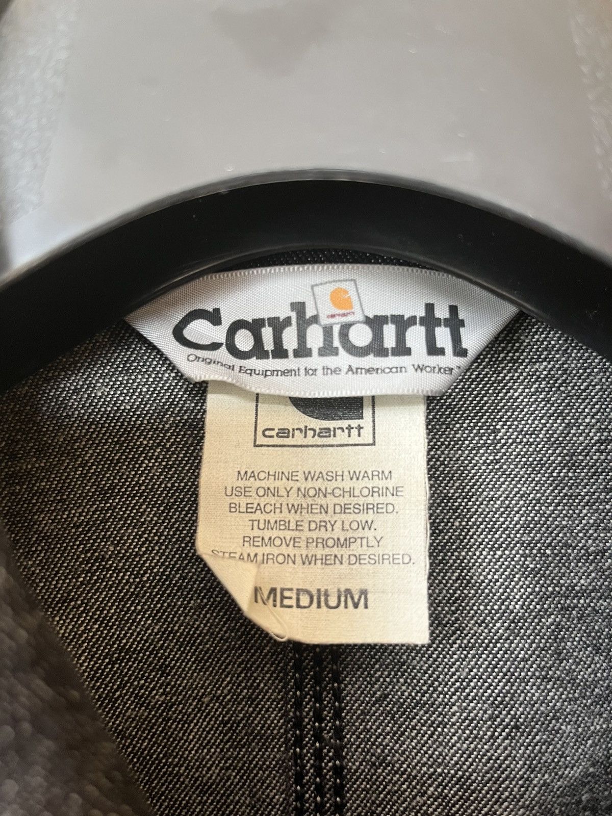Carhartt Wip Carhartt WIP og chore black denim jacket Size US M / EU 48-50 / 2 - 7 Thumbnail