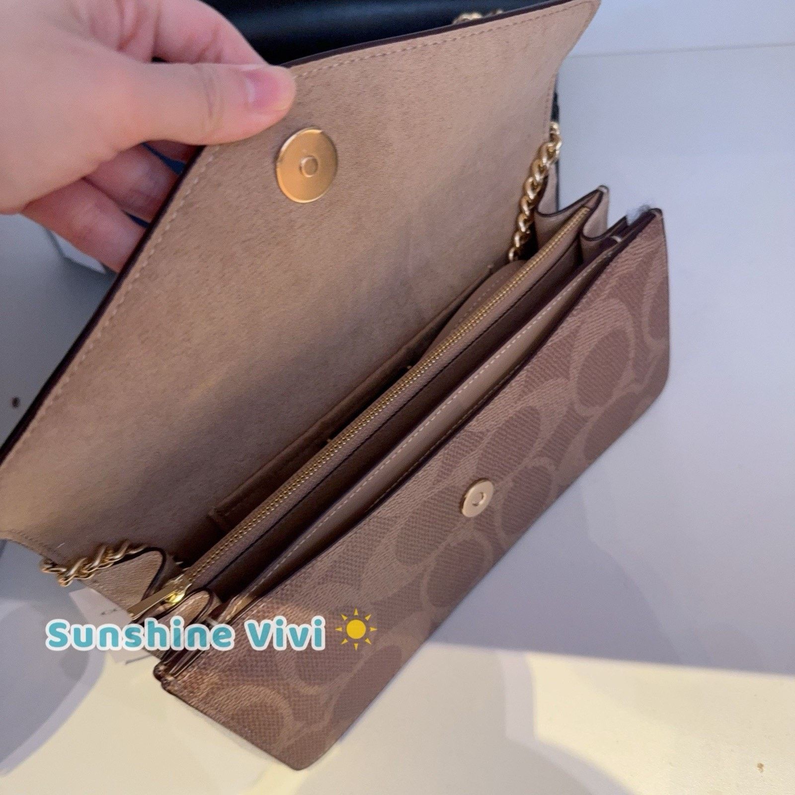 Coach NWT Coach Klare Envelope Crossbody Bag CBI99 Sand/Tan Size ONE SIZE - 3 Thumbnail