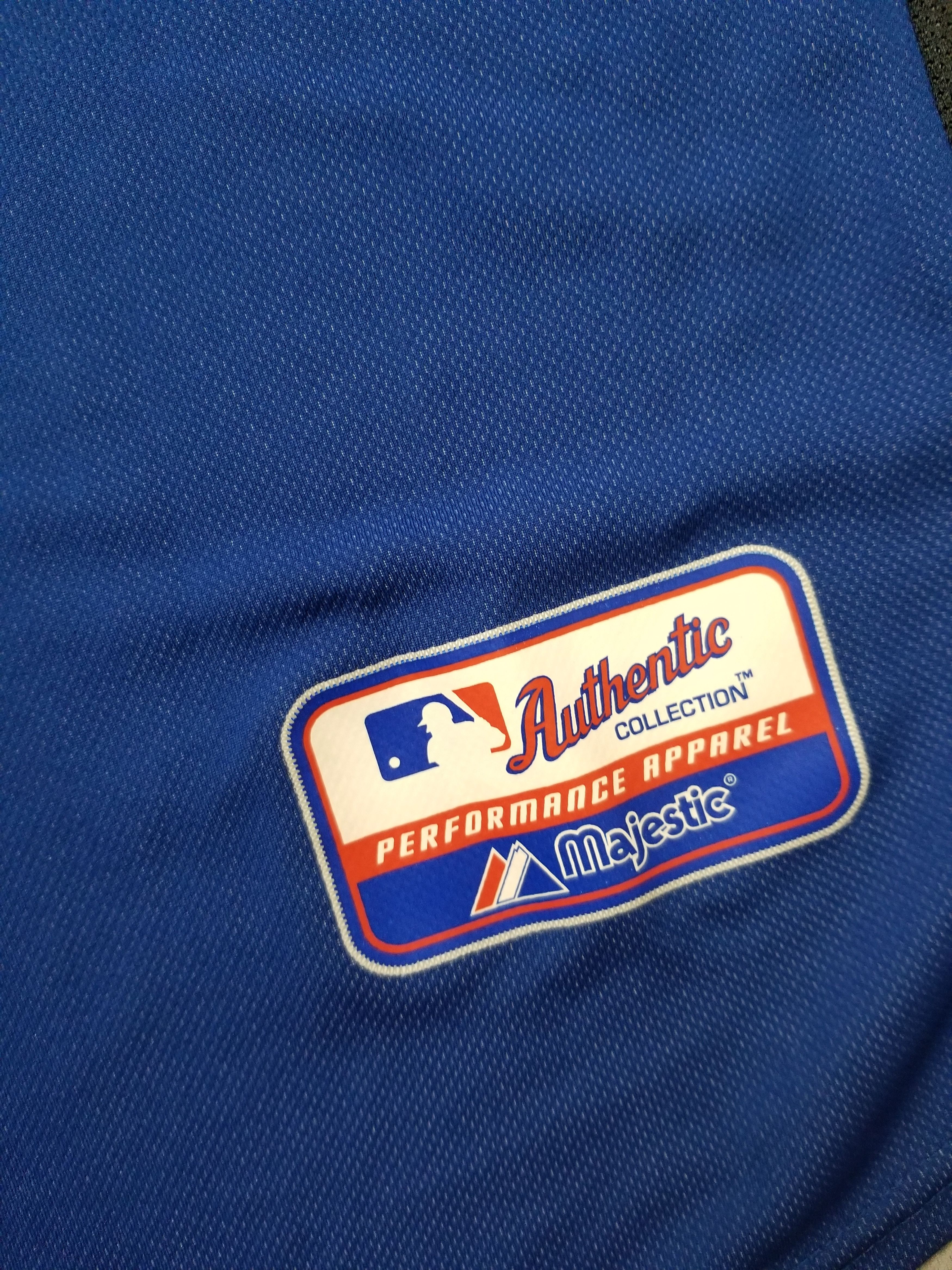 Majestic New York Mets Majestic Cool Base Blue Orange Jersey Size US M / EU 48-50 / 2 - 10 Thumbnail