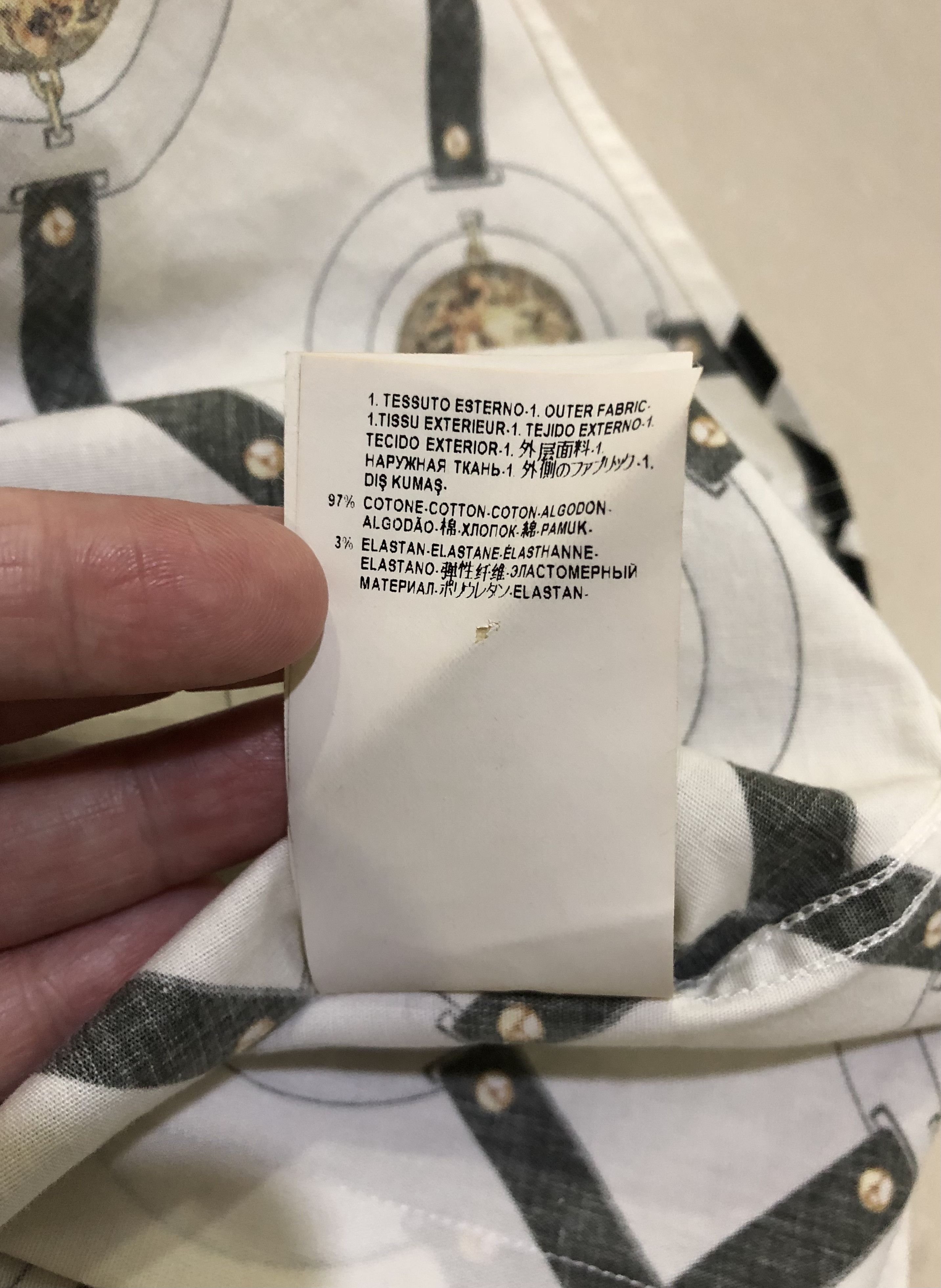 Versus Versace Vintage Versus Versace Lion Head Belt Full Print Shirt Size US M / EU 48-50 / 2 - 14 Thumbnail