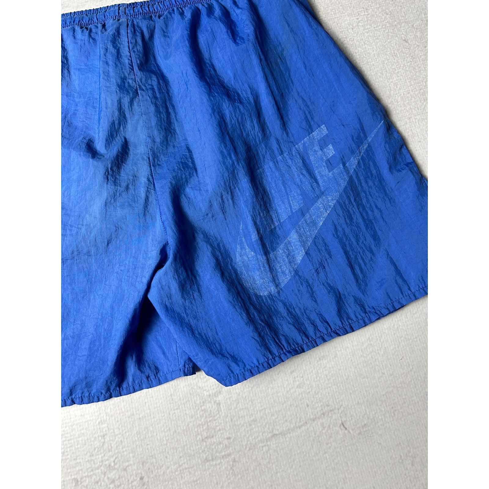 Nike Vintage 90s Nike Blue Regular Track Shorts - Men's Medium Size US 32 / EU 48 - 4 Thumbnail