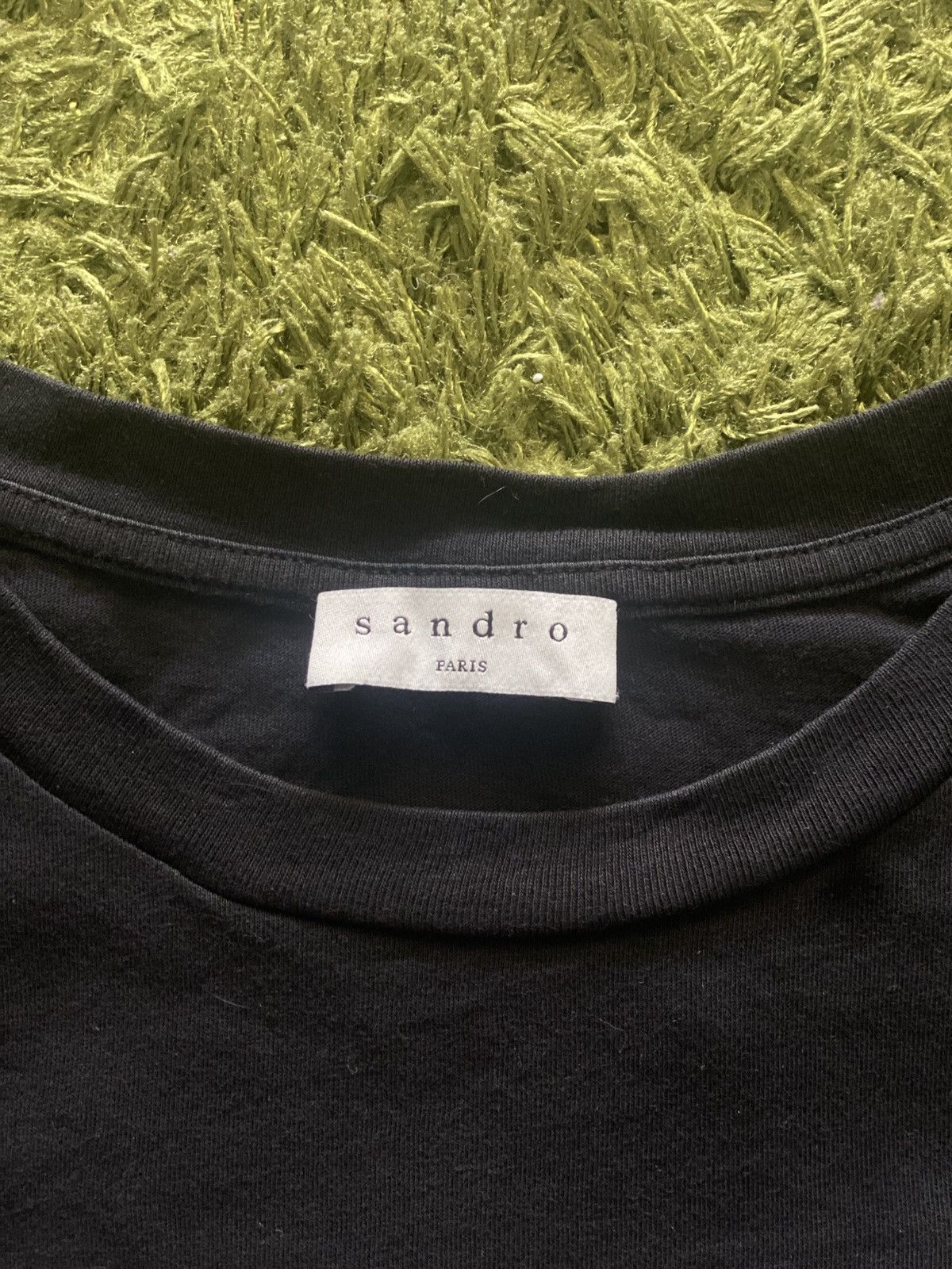 Sandro × Wrangler Sandro Paris Glitter Logo T-Shirt Size M / US 6-8 / IT 42-44 - 3 Thumbnail