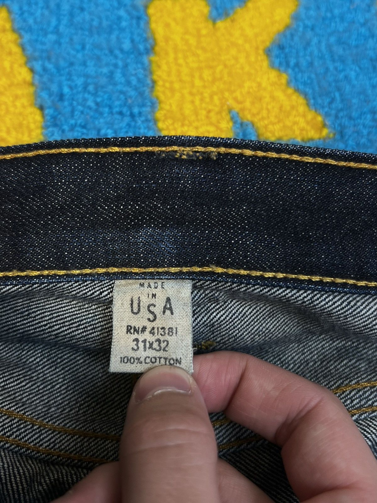 Polo Ralph Lauren × RRL Ralph Lauren × Vintage Double RL Polo Ralph Blue Denim Selvedge Pant size 31x32 Size US 31 - 11 Thumbnail