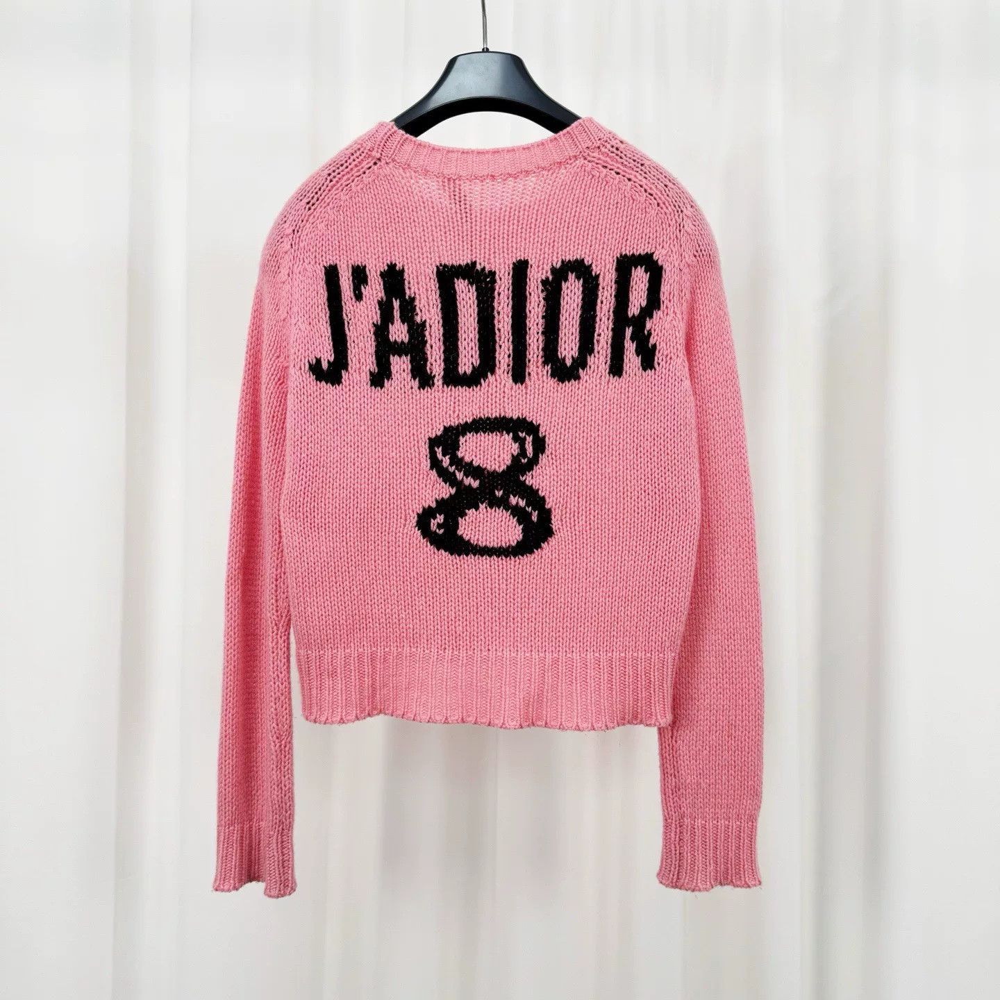 Dior dior pink knit sweater with j’adior logo Size US XS / EU 42 / 0 - 1 Thumbnail