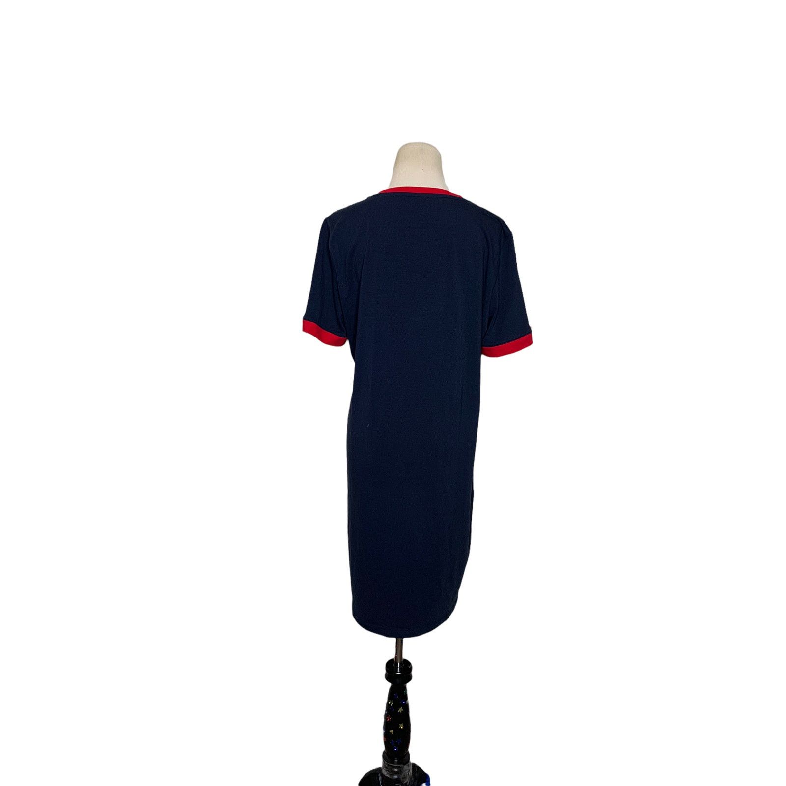 Tommy Hilfiger Tommy Hilfiger crew neck mini shirt dress size Large Size L / US 10 / IT 46 - 2 Thumbnail