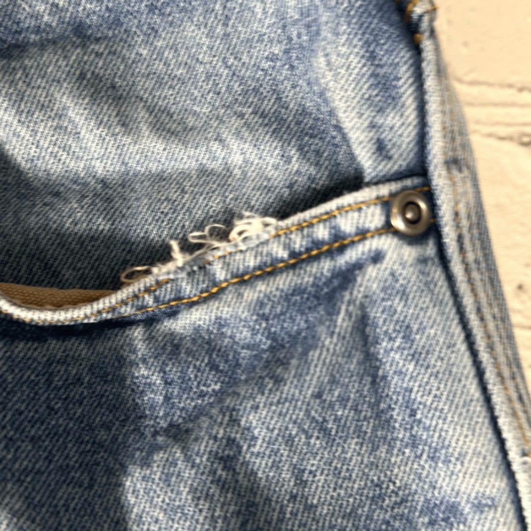 Duluth Trading Company Duluth Men's Ballroom Relaxed Fit Jeans 36x32 Denim Cotton Workwear Blue Straight Jeans Mens 86069 Size US 36 / EU 52 - 3 Thumbnail