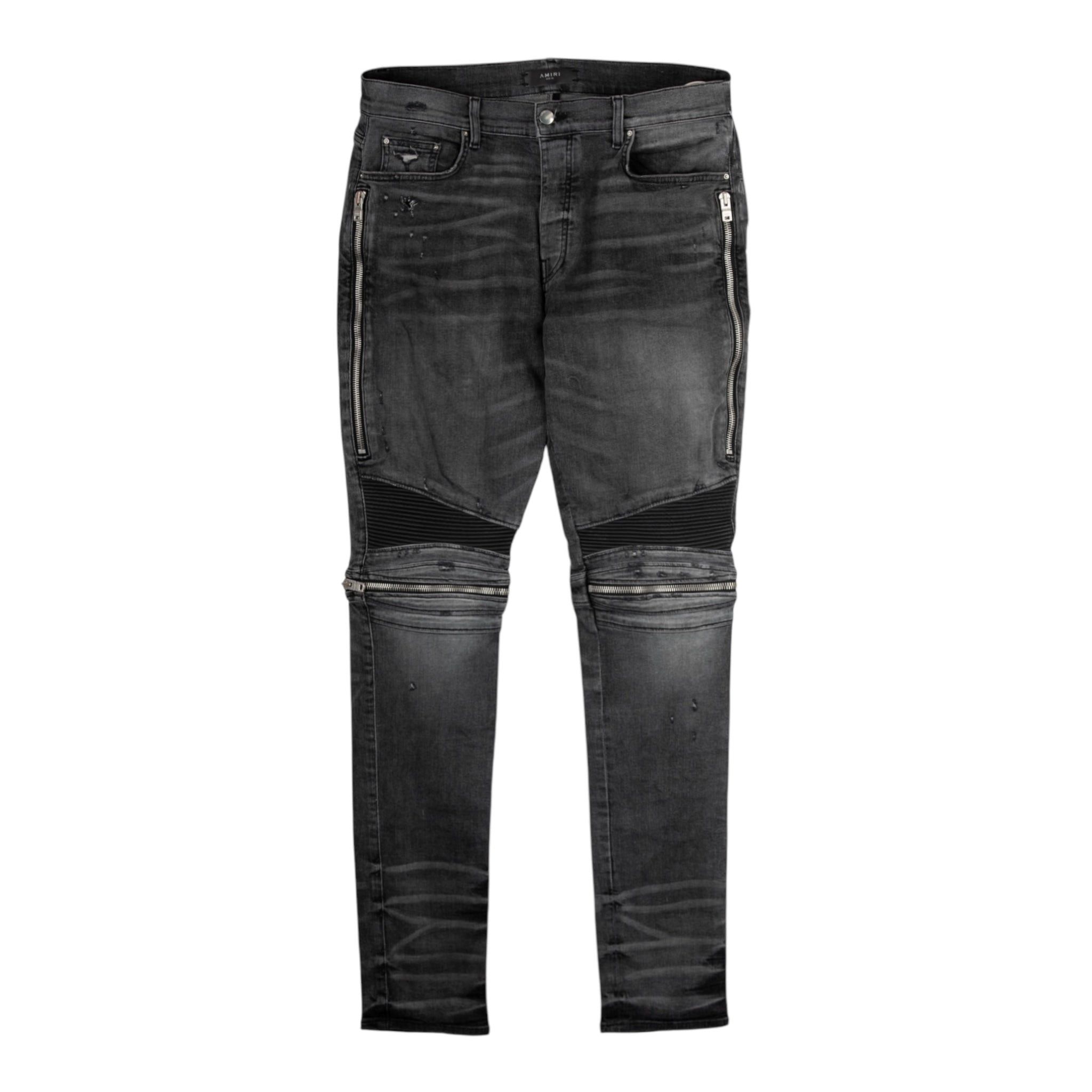 Amiri Black Patch Jeans | Grailed