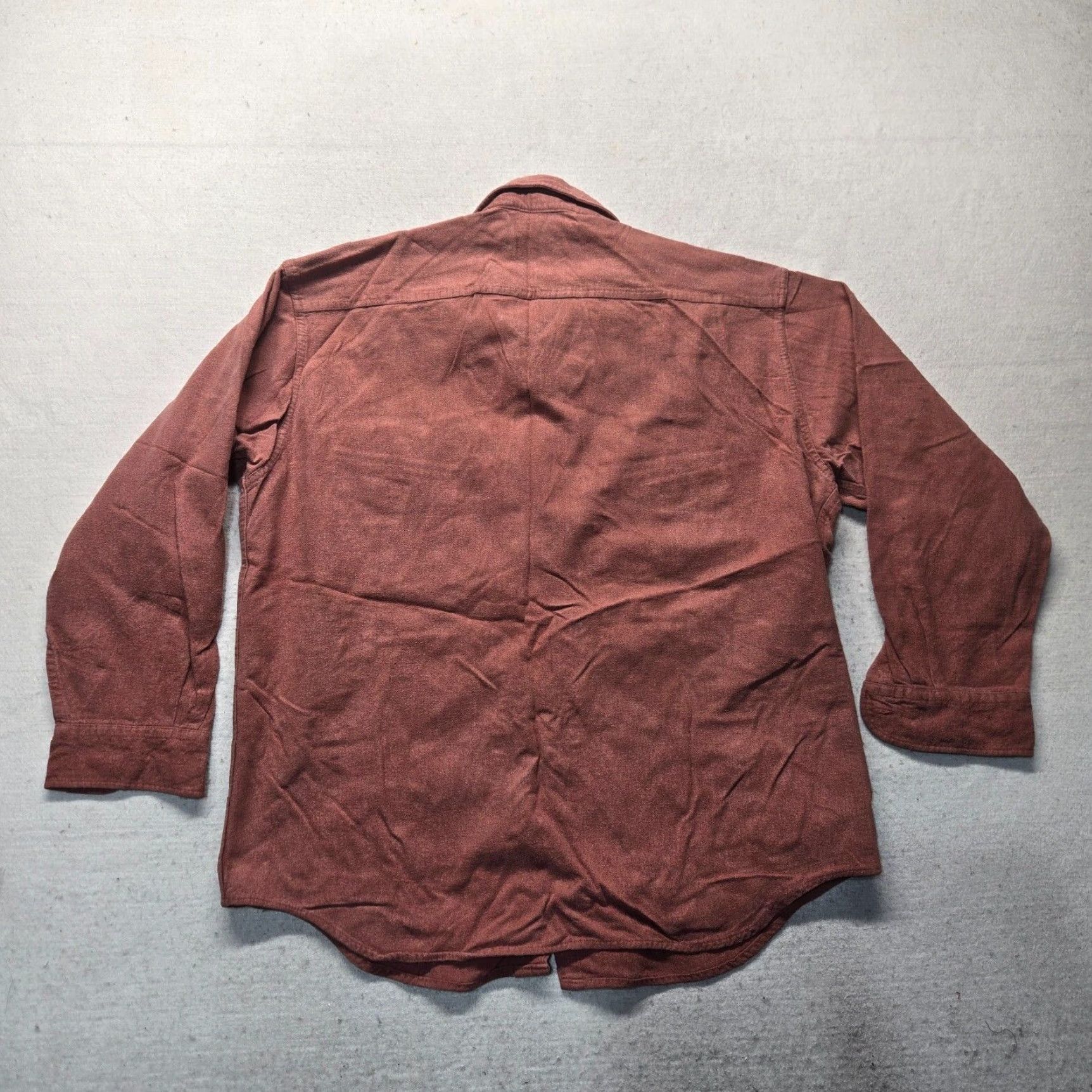 Vintage VINTAGE St. John's Bay Men's Button-Up Shirt Long Sleeve Fall Winter XL Red Chamois Cloth Outdoor Size US XL / EU 56 / 4 - 8 Thumbnail