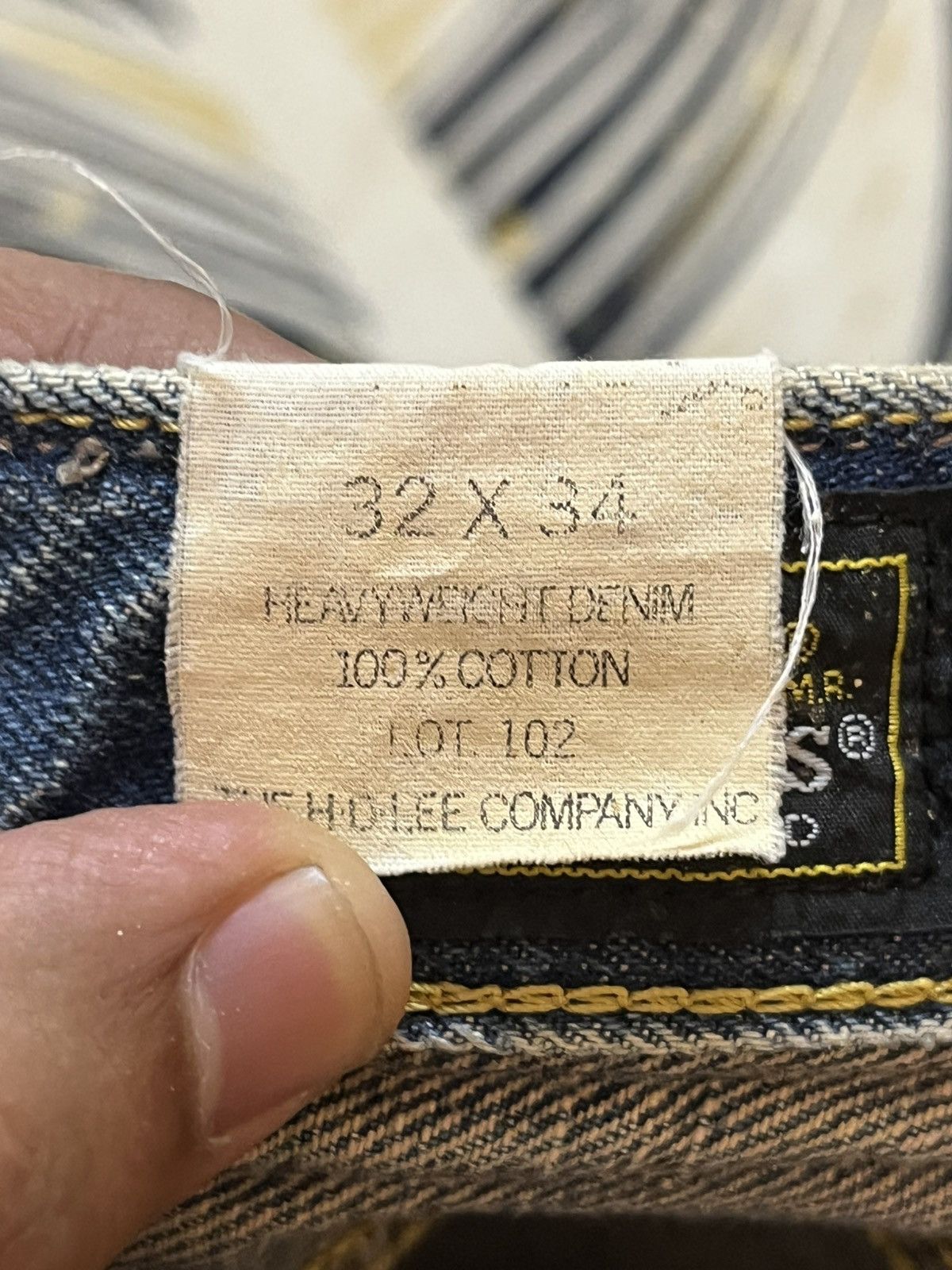 Lee Vintage Lee MR Mudwash Ripped Distressed Denjm Size US 31 - 10 Thumbnail