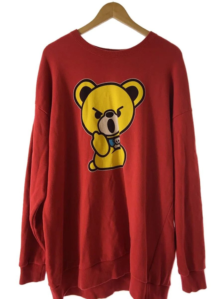 HYSTERIC GLAMOUR fuck bear 00'sニットパーカー vintage hysteric glamour fuck bear hoodie. | Depop
