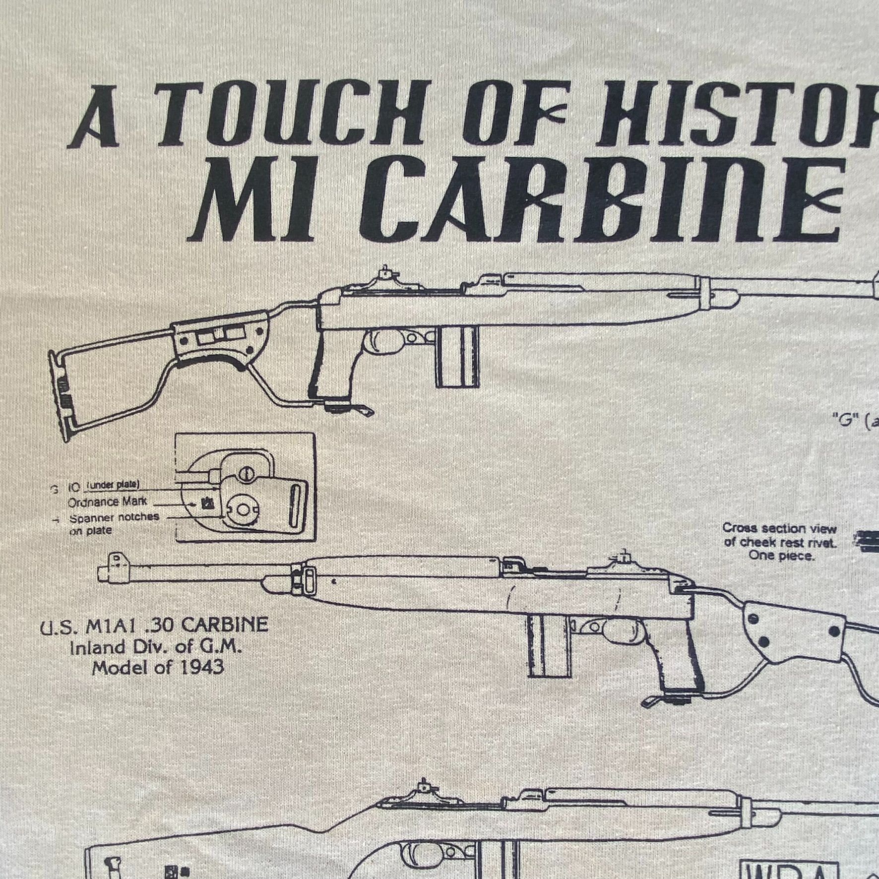 Gildan Vintage Y2K M1 Rifle Shirt Military History Guns Firearm Tee Size US XL / EU 56 / 4 - 4 Thumbnail