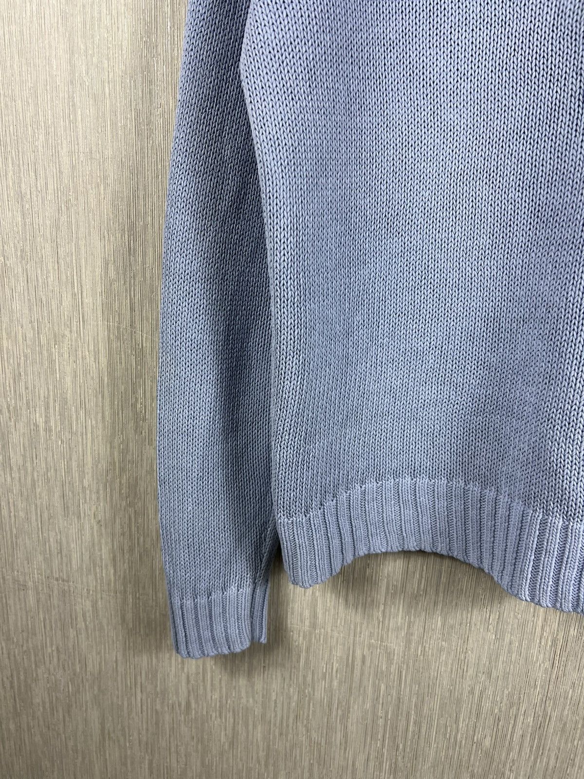 Polo Ralph Lauren Vintage Polo by Ralph Lauren baby blue linen knitted sweater Size US L / EU 52-54 / 3 - 6 Thumbnail