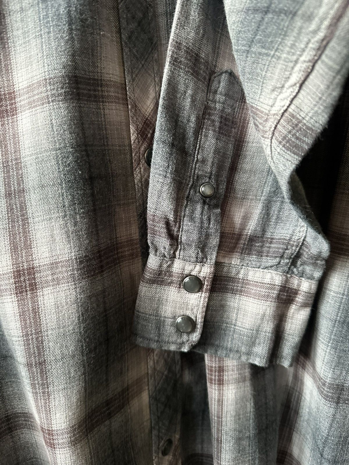 Allsaints All Saints Western Check Plateau LS Shirt Size L Size US L / EU 52-54 / 3 - 4 Thumbnail