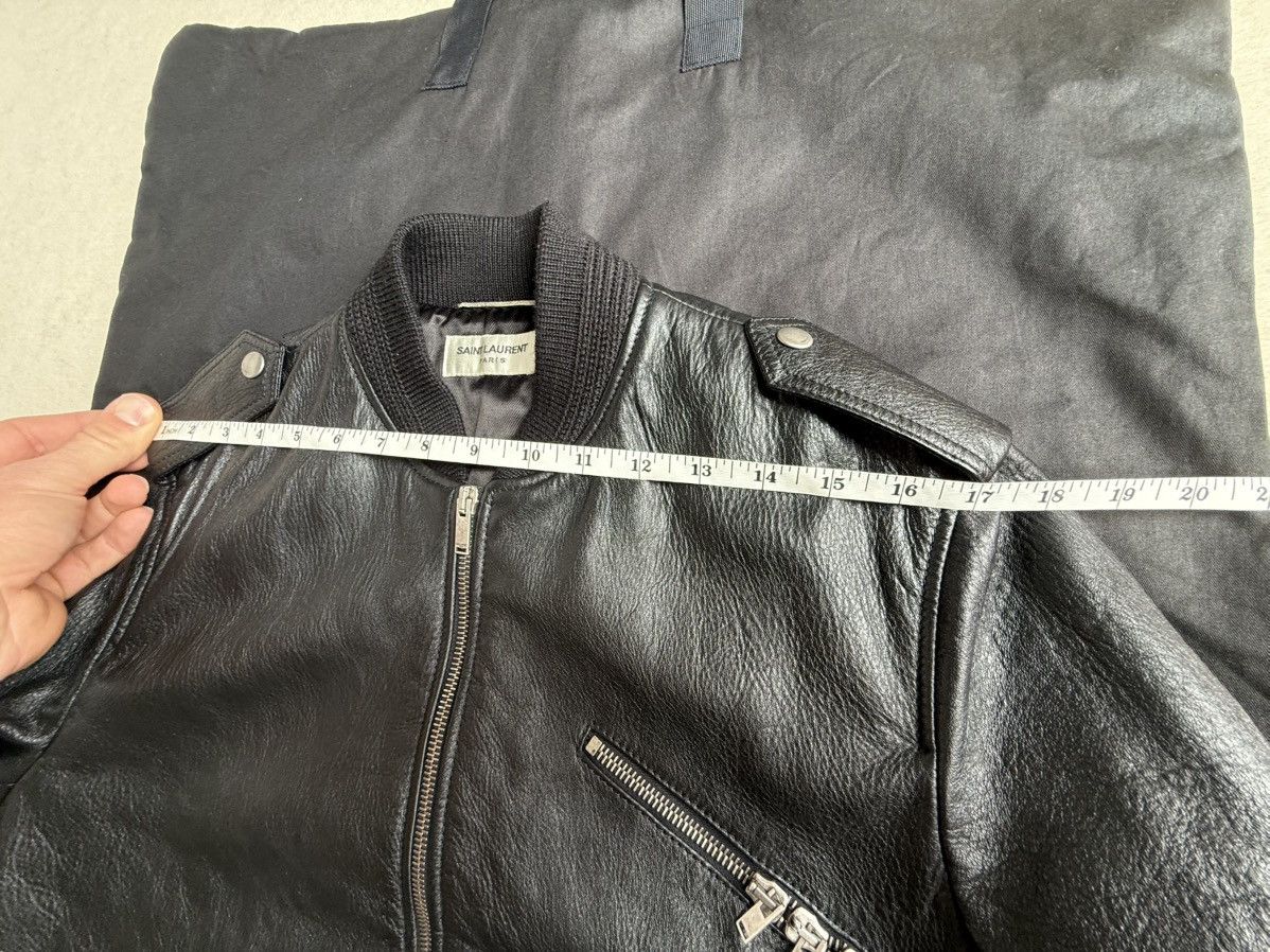 Saint Laurent Paris FW19 Saint Laurent multi zip leather bomber teddy jacket 46 Size US S / EU 44-46 / 1 - 5 Thumbnail