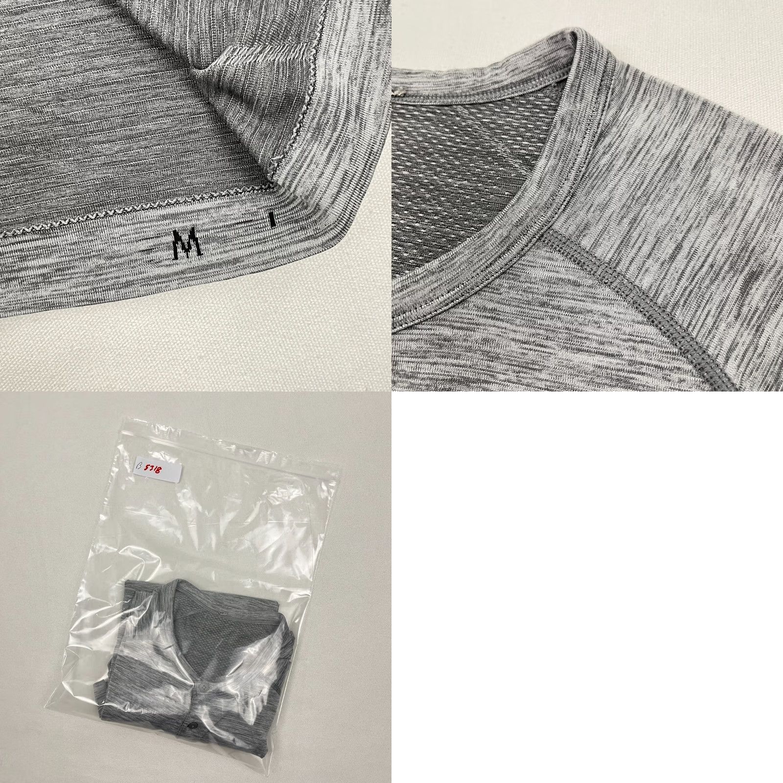 Lululemon Lululemon Metal Vent Tech Shirt Mens M Gray Active Short Sleeve Henley Casual Size US M / EU 48-50 / 2 - 8 Thumbnail