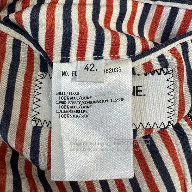 Thom Browne Thom Browne Color-Block Long Sleeve Coat for Men . Size US M / EU 48-50 / 2 - 5 Thumbnail