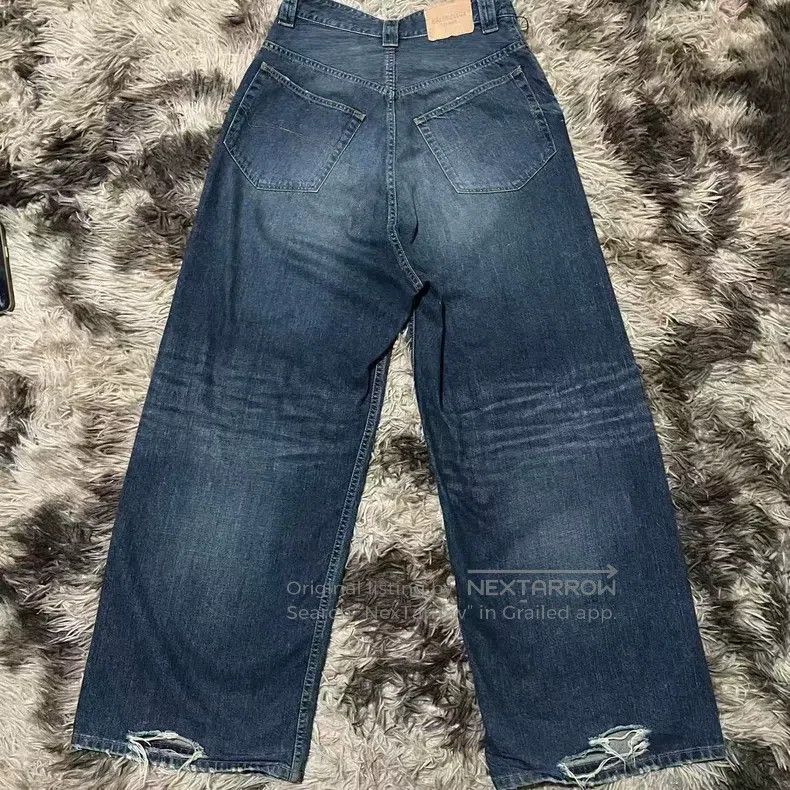 Balenciaga Balenciaga size XS Distressed Denim Jeans Size US 27 - 2 Thumbnail