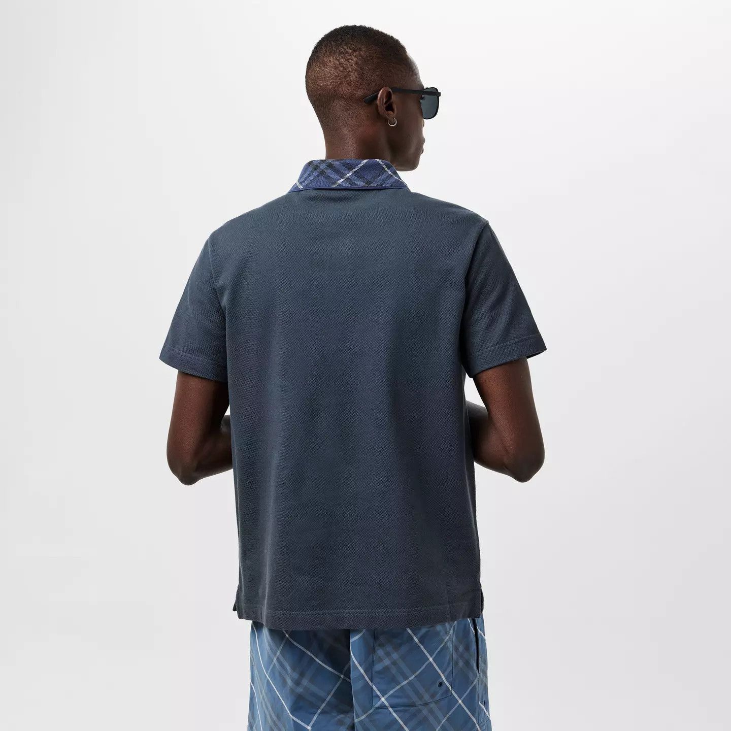 Burberry o1g2r1mq0426 Check Short Sleeve Polo Shirt in Magnet Size US M / EU 48-50 / 2 - 4 Thumbnail