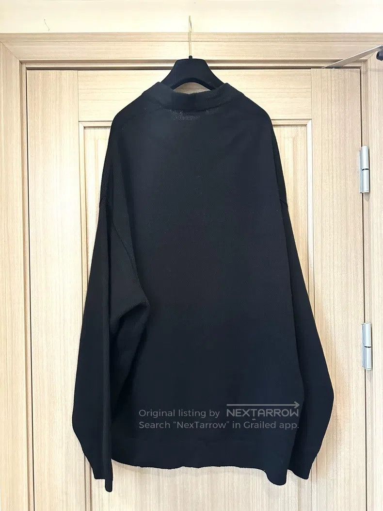 Balenciaga Balenciaga Wheat ear large logo safety pin cardigan Size US XS / EU 42 / 0 - 2 Thumbnail