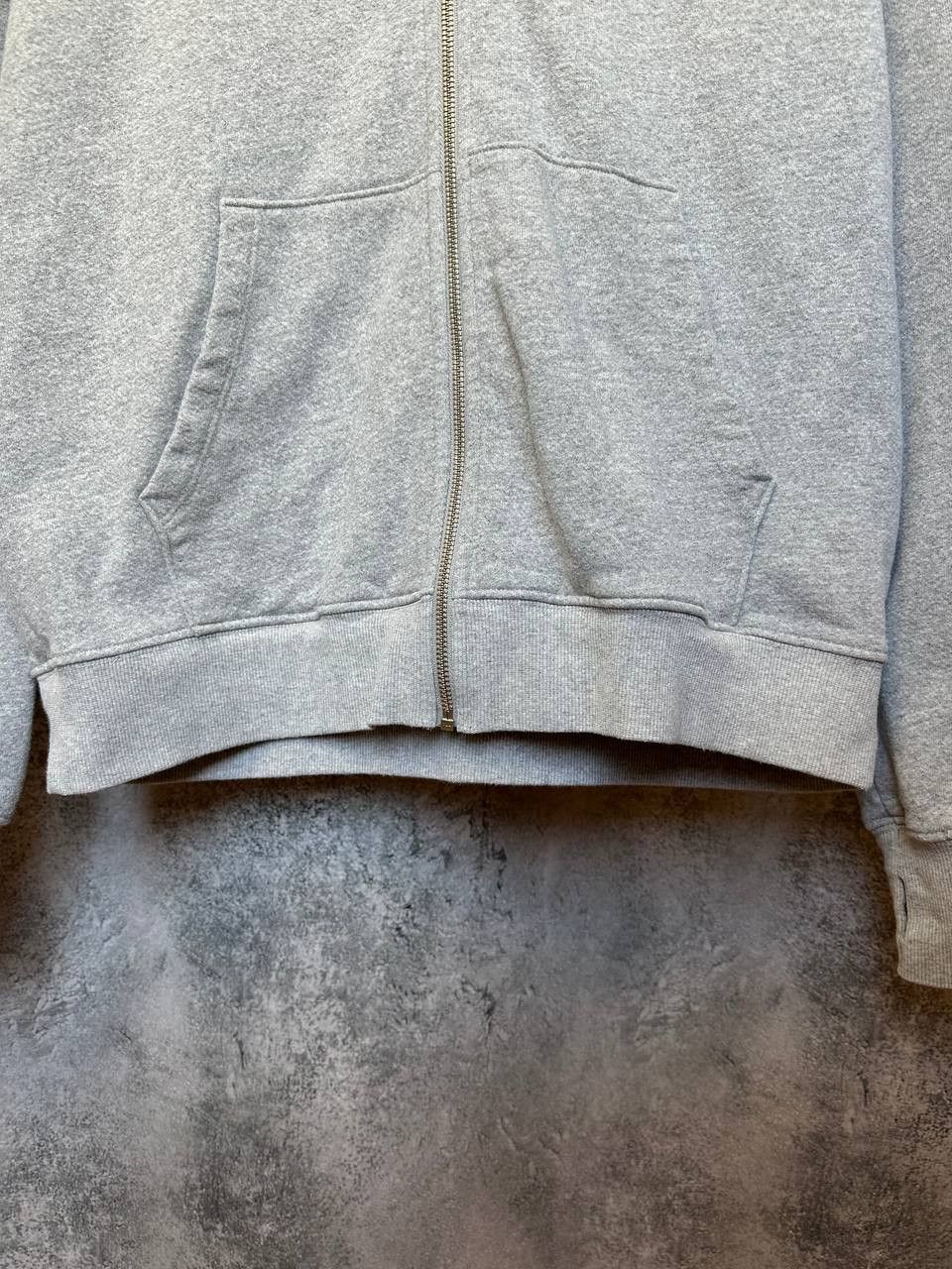 Other Joah Brown Full Zip Hoodie Gray Made USA Fleece Sweatshirt Size US L / EU 52-54 / 3 - 8 Thumbnail