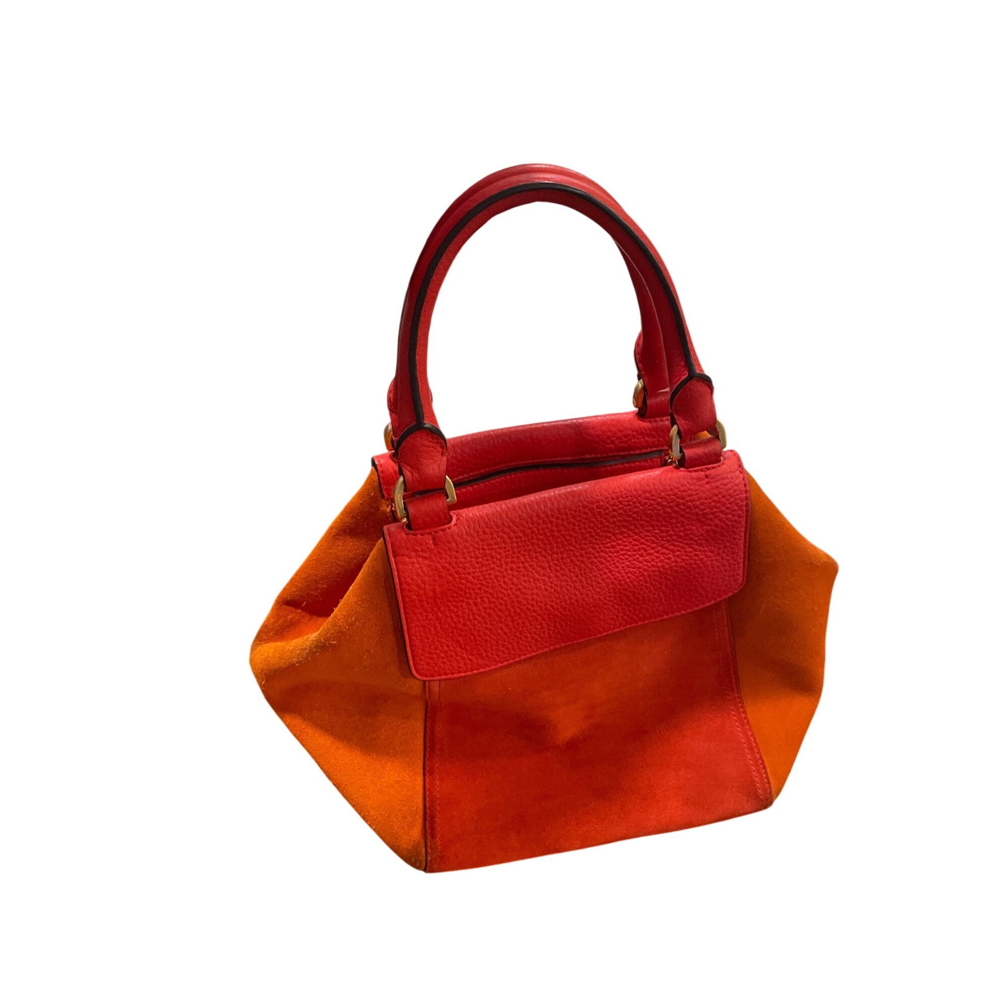 Tory Burch Tory Burch wms red orange suede leather tassled crossbody ha Size ONE SIZE - 24 Thumbnail