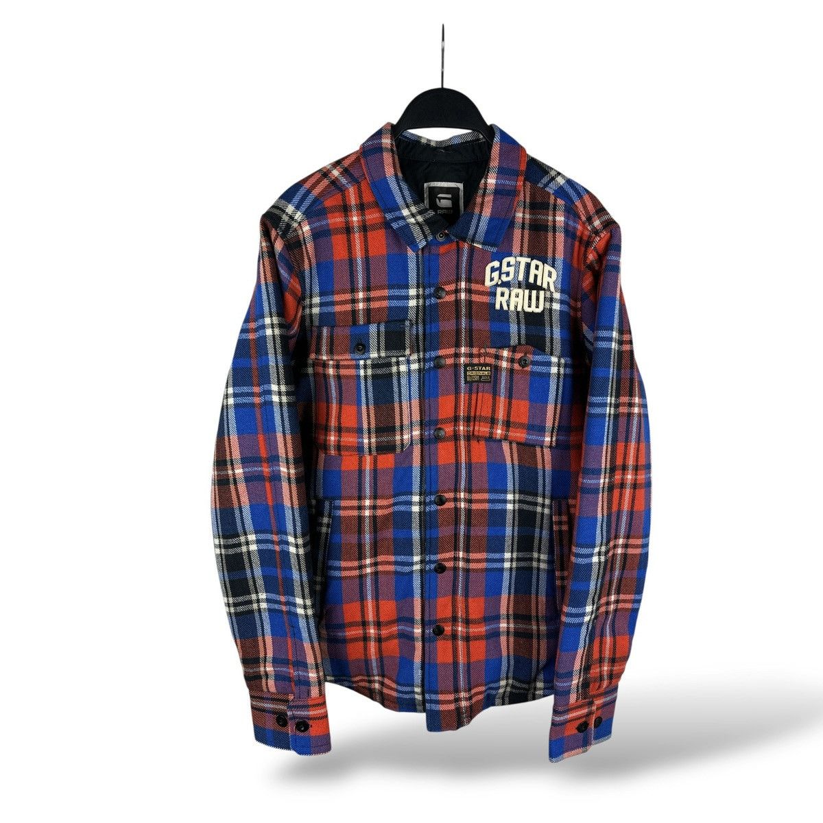 G-Star G-Star Raw Forest Quilted Overshirt L/S Acrylic Wool Jacket Size US L / EU 52-54 / 3 - 1 Thumbnail