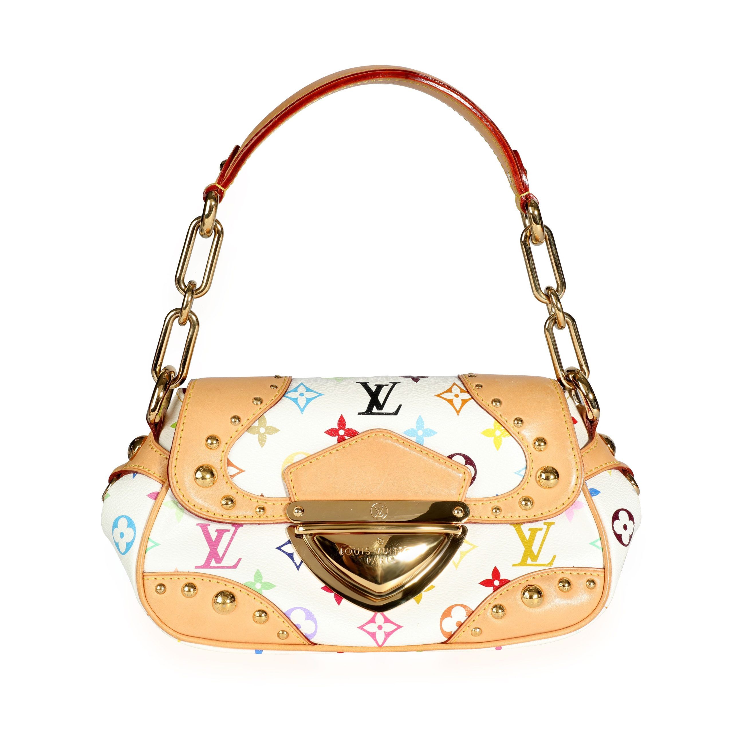 Louis Vuitton White Monogram Multicolore Marilyn