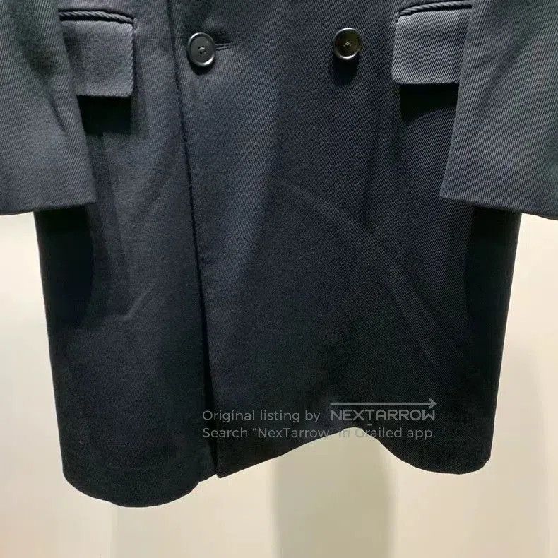 Hermes Hermes Black Double-Breasted Cashmere Coat. Size US L / EU 52-54 / 3 - 4 Thumbnail