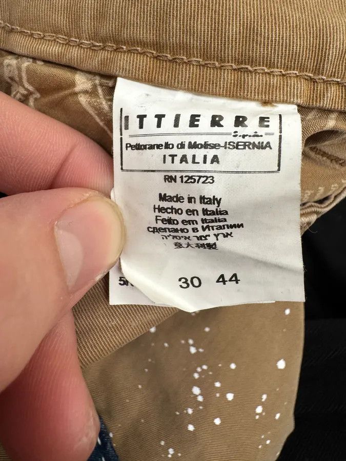 John Galliano 2010s John Galliano Skinny Beige UK Flag Pocket Pants Size US 30 / EU 46 - 12 Thumbnail